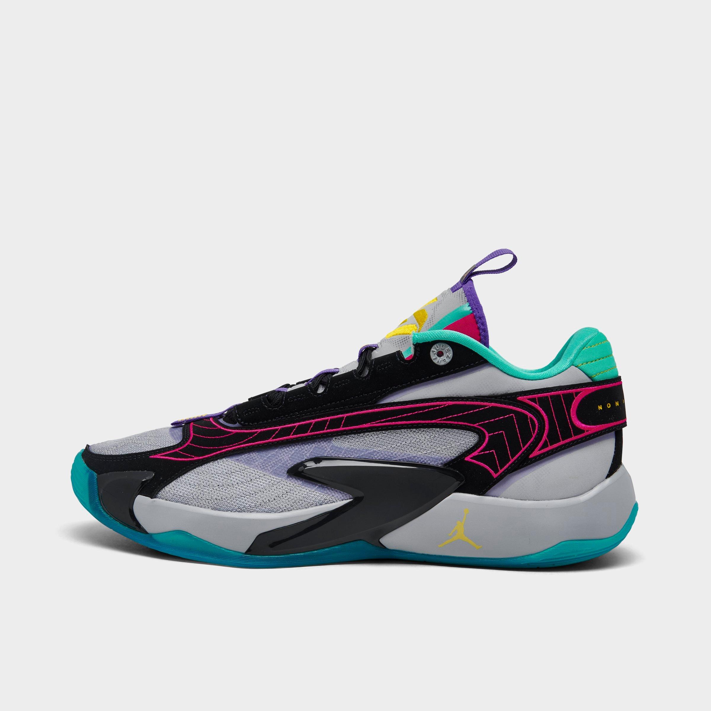 Jordan Luka 2 Basketball Shoes in Wolf Grey/Speed Yellow/Black Size: 7.5