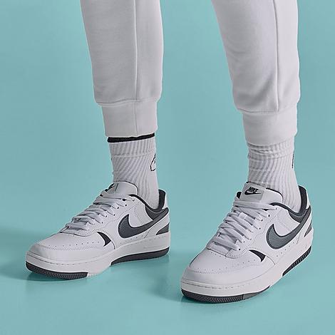 Nike Women's Gamma Force Casual Shoes In White/black/summit White/iron Grey