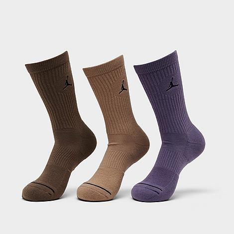 Nike Jordan Men's Everyday Crew Socks (3-pack) In Multicolor