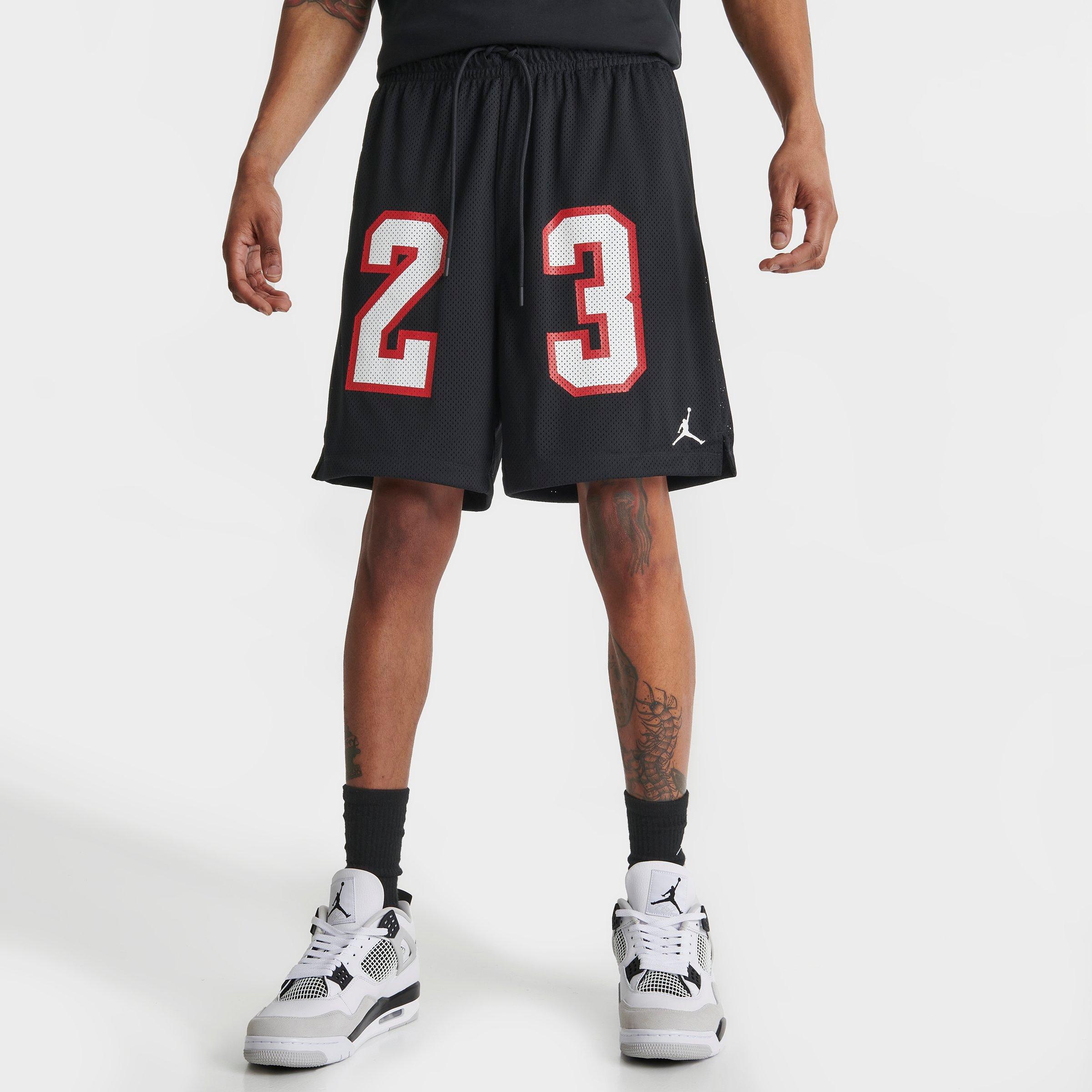 Nike Jordan Basketball shorts with mesh detail in white