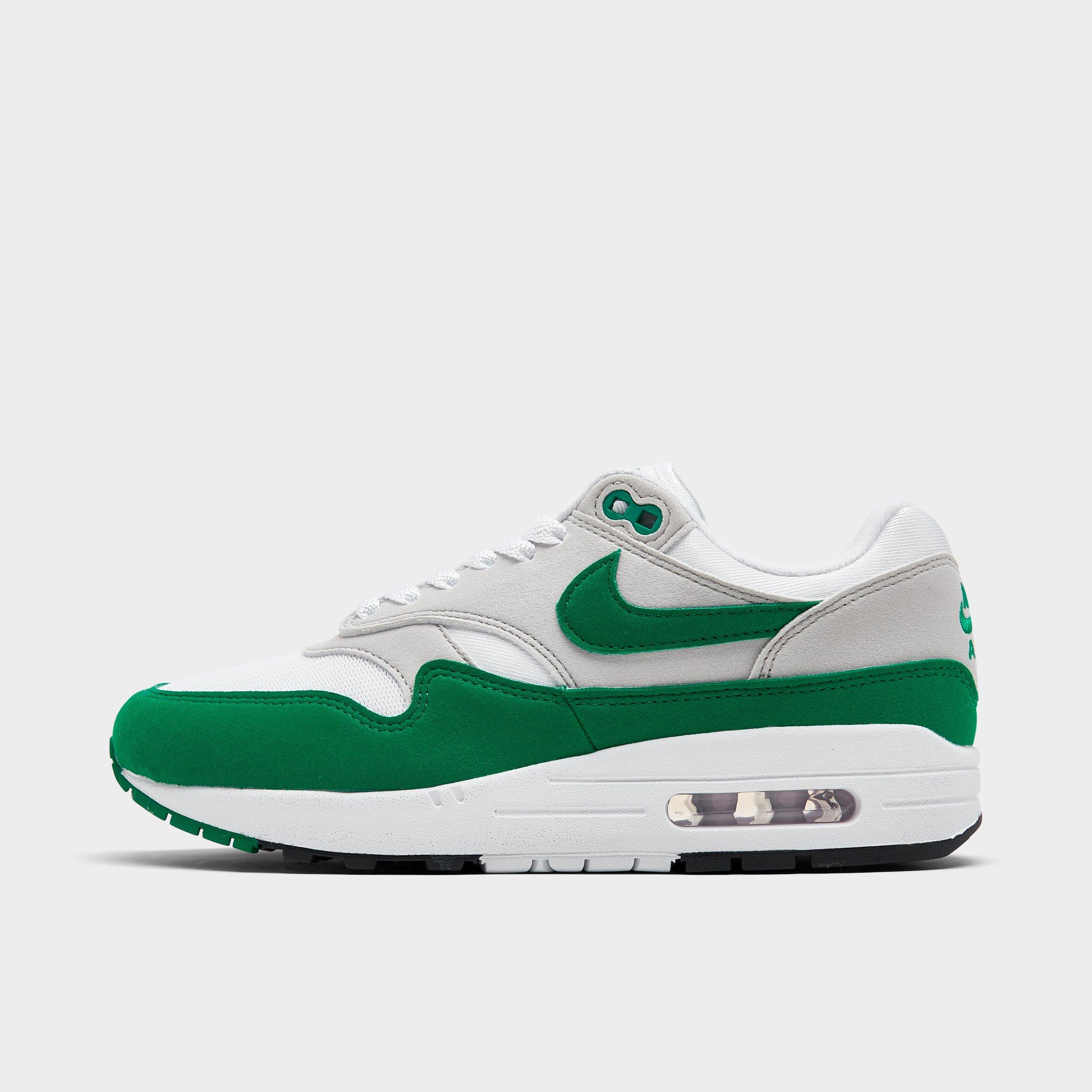 Nike Air Max 1 Sneakers In Green-gray In Neutral Grey/malachite/white/black 