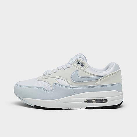 Shop Nike Women's Air Max 1 Casual Shoes In White/football Grey/platinum Tint/black