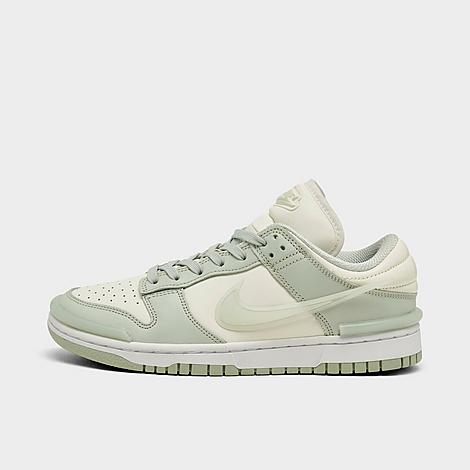 Nike Women's Dunk Low Twist Casual Shoes In Light Silver/sail/white
