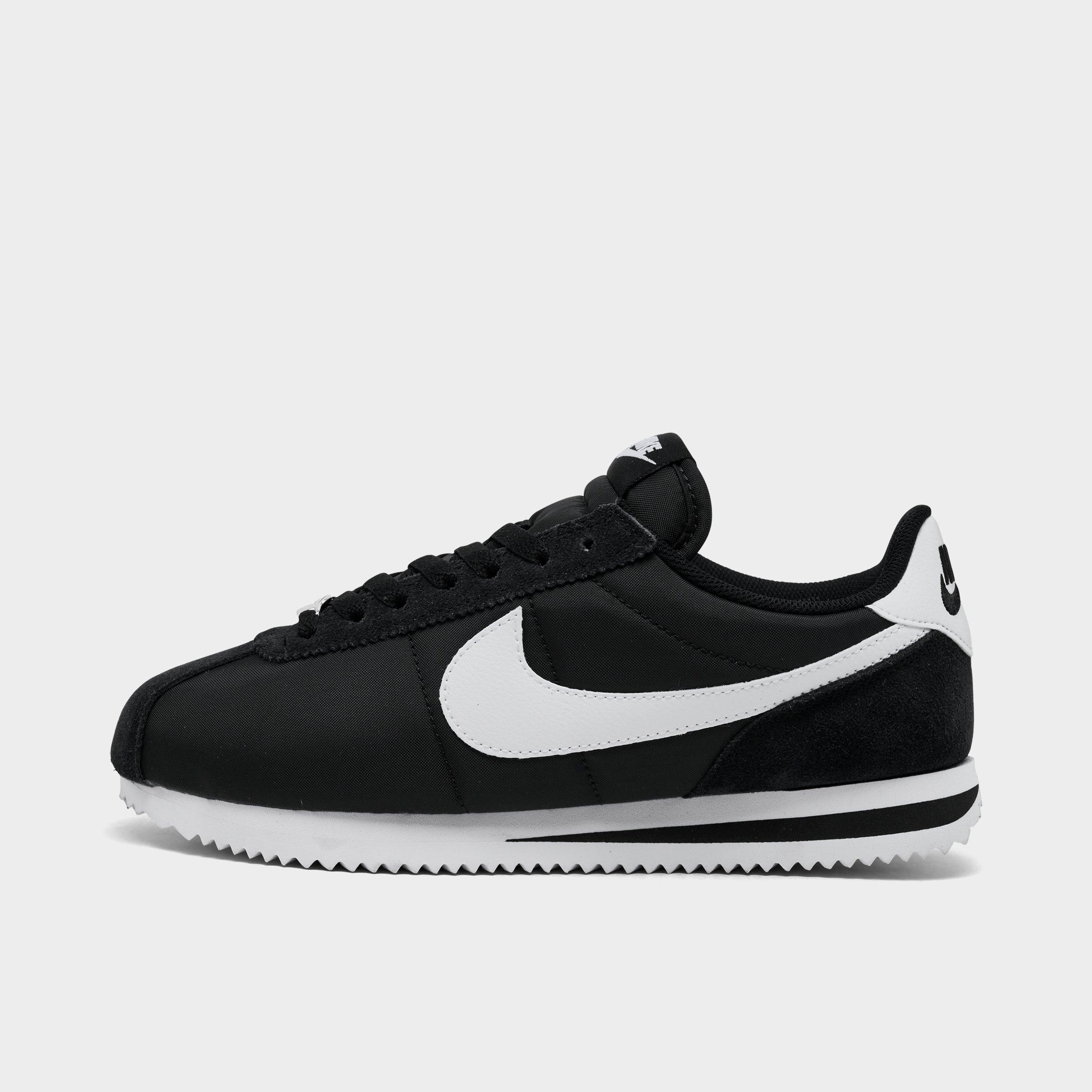 Nike Women's Cortex Textile Casual Shoes in Black/Black Size 10.5