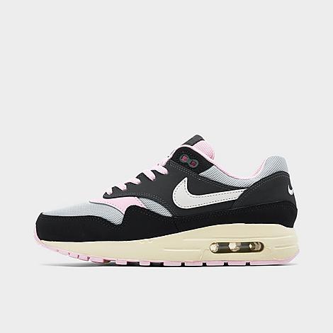 Nike Girls' Big Kids' Air Max 1 Casual Shoes (1y-7y) In Black/summit White/anthracite/pink