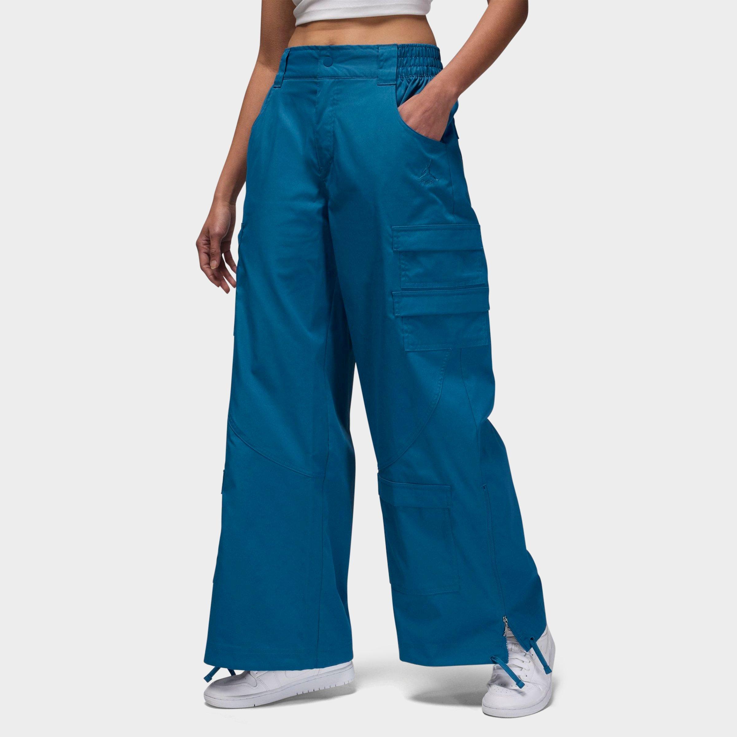 Shop Nike Jordan Women's Chicago Cargo Pants In Industrial Blue