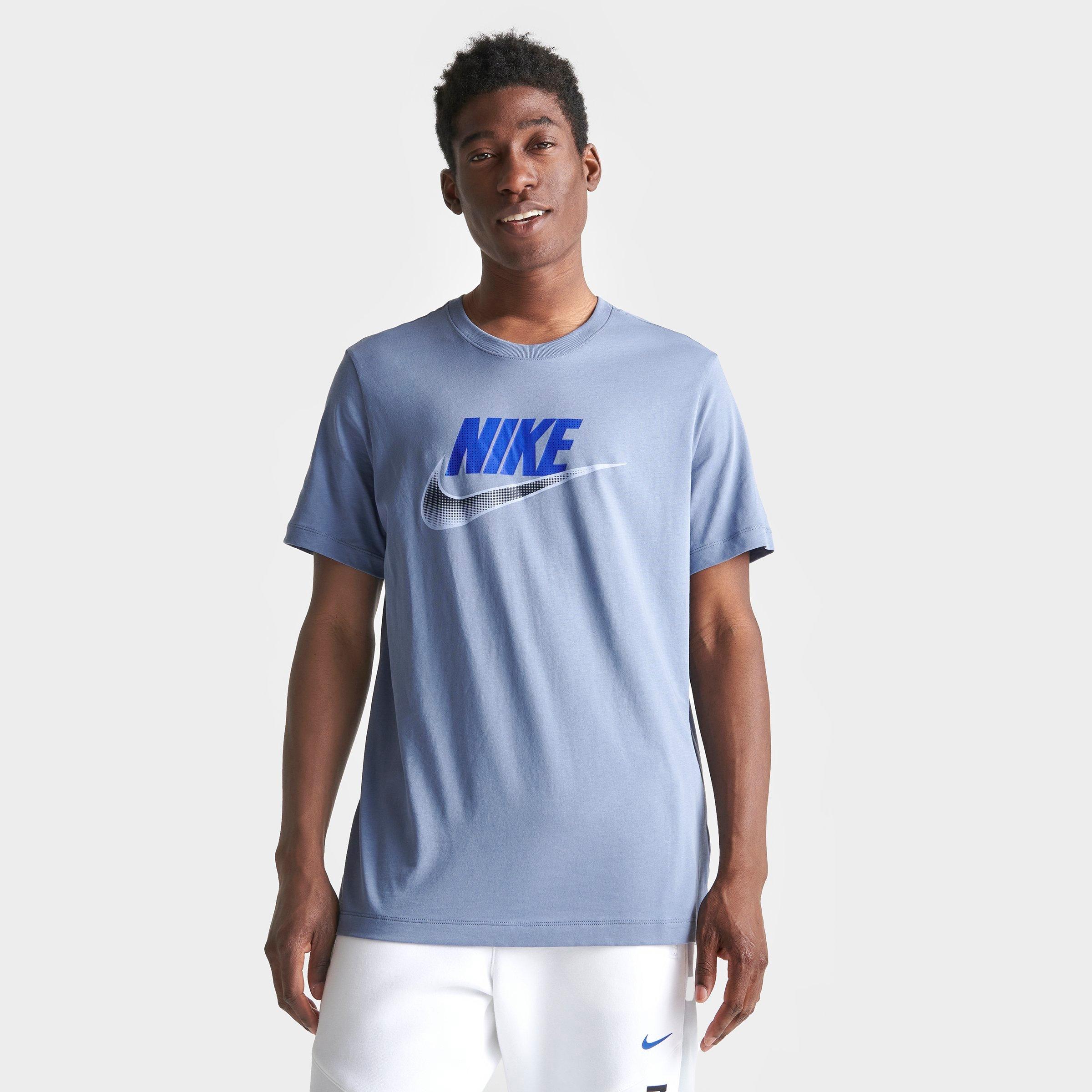 Nike Men's Sportswear Future Futura Logo T-shirt In Ashen Slate