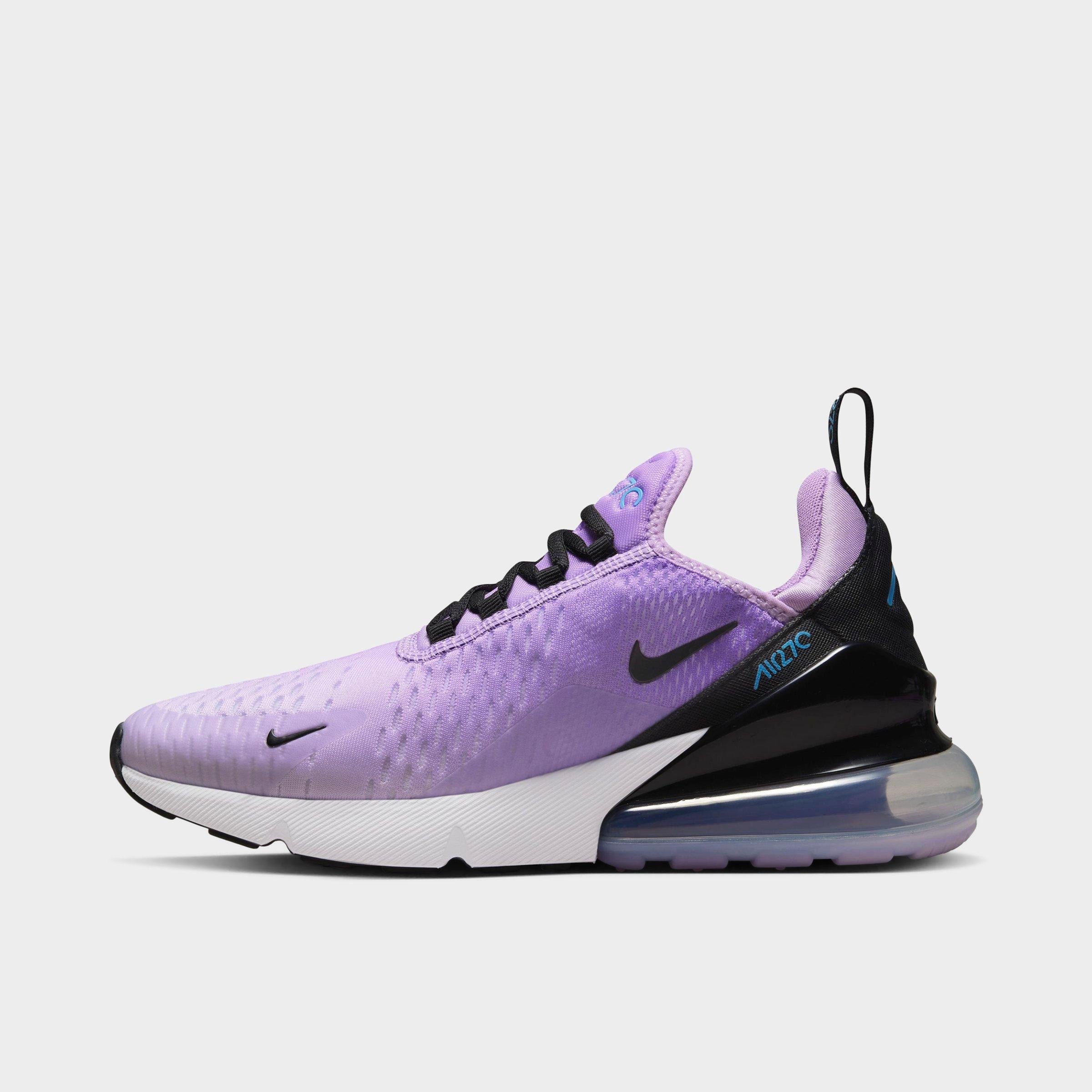 Nike Air Max 270 Sneaker In Lilac/black/univ Blue/barely Grape/clear/white