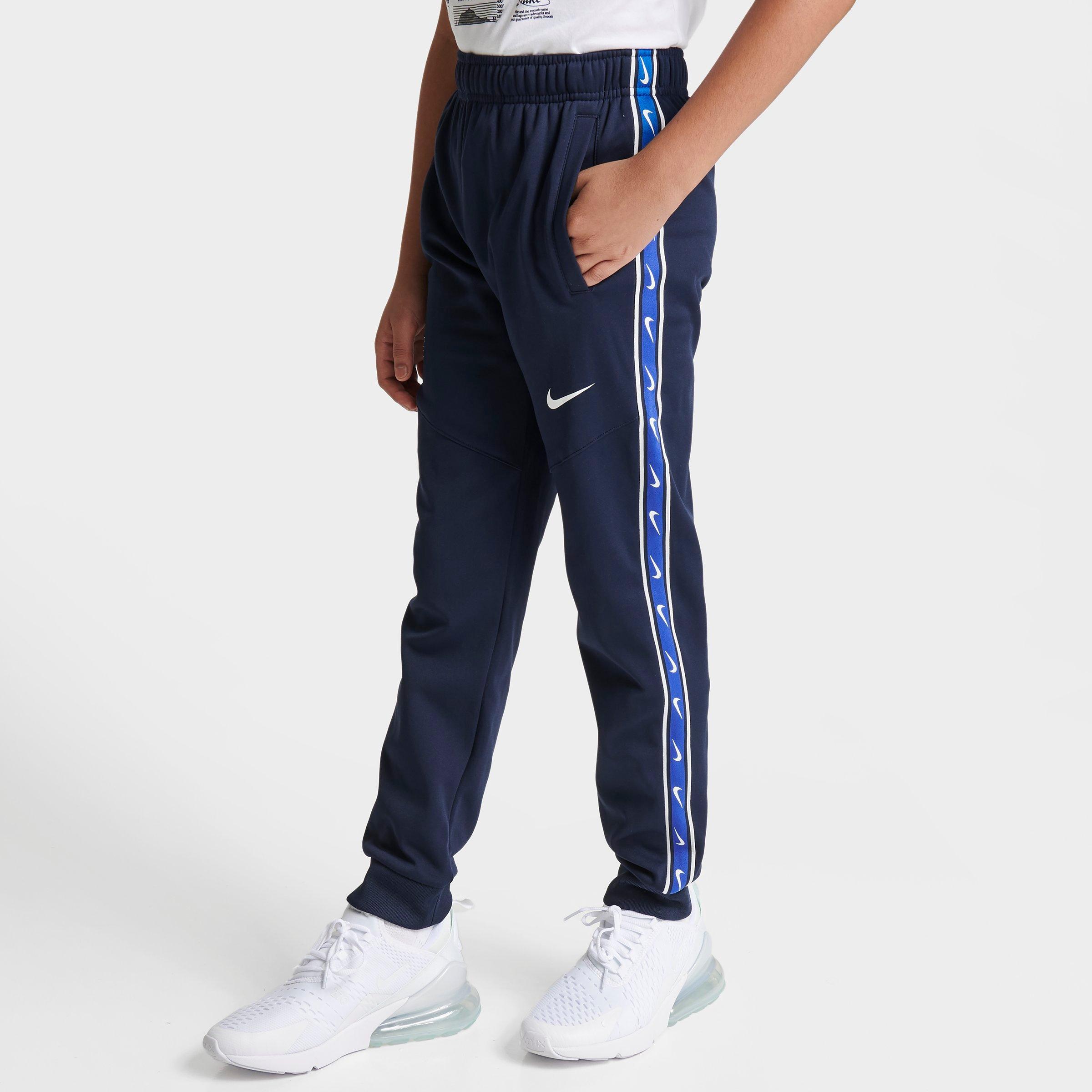 Nike Kids'  Boys' Sportswear Repeat Jogger Pants In Obsidian/summit White
