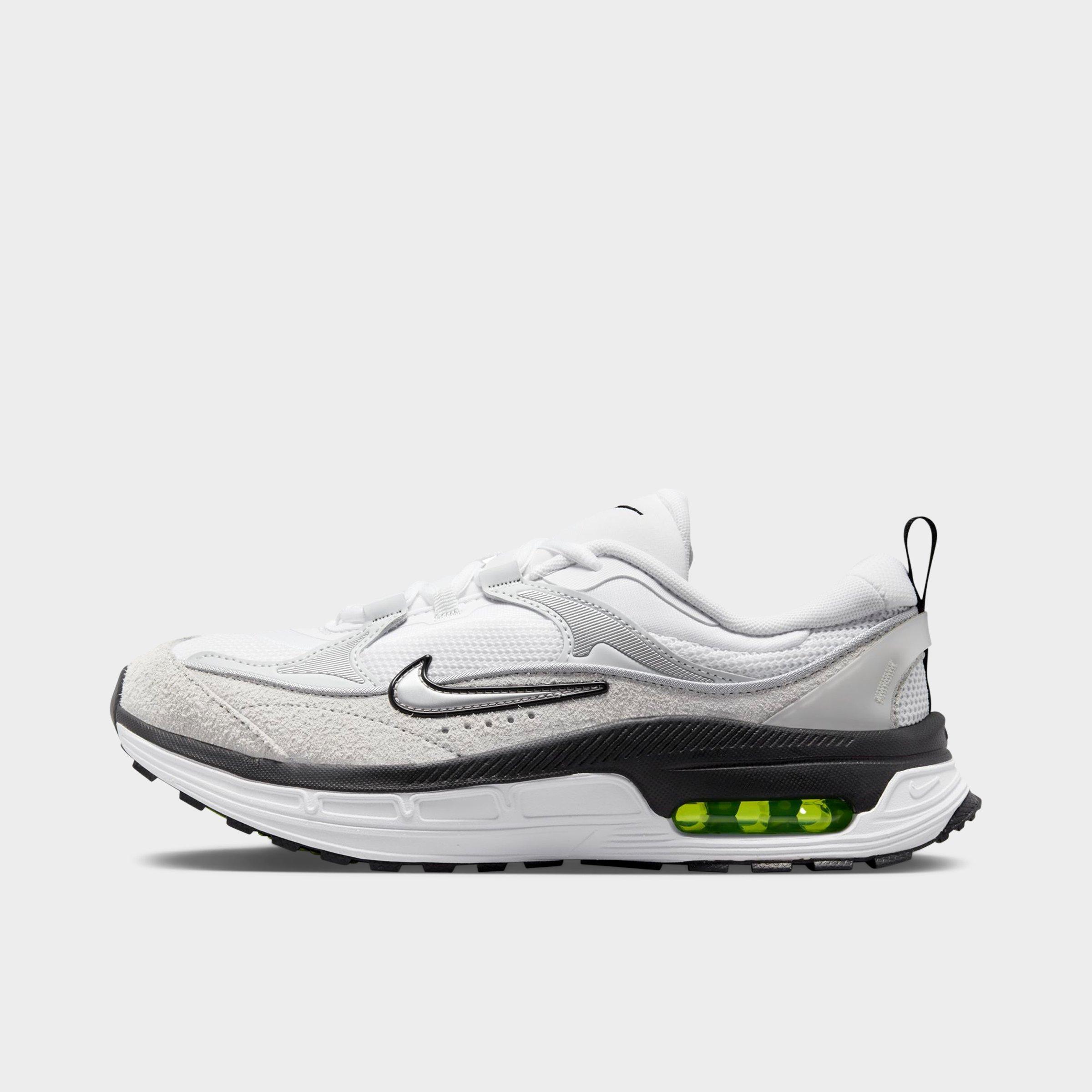 Nike Women's Air Max Bliss Next Nature Casual Shoes In White/metallic Silver/photon Dust/black/volt