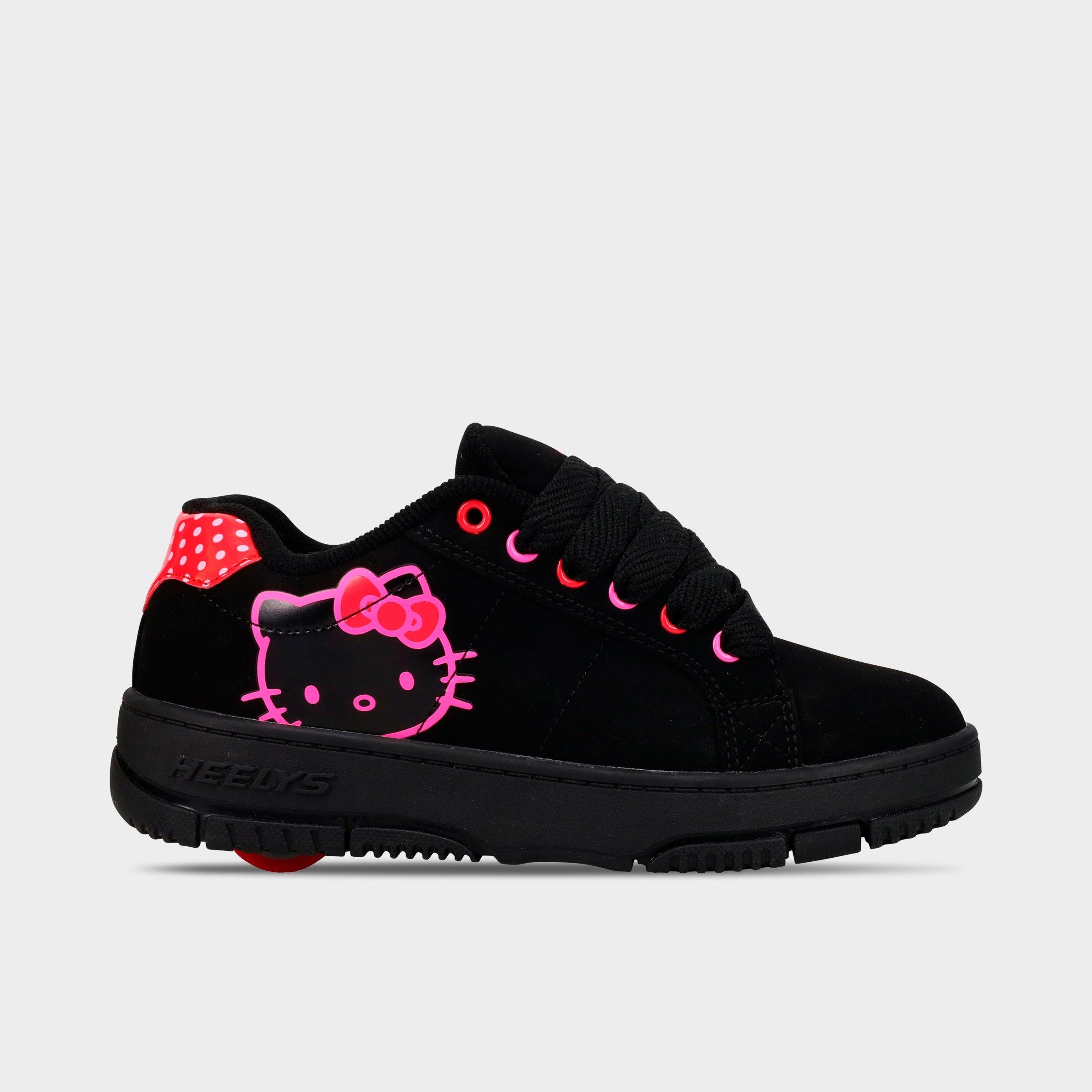 Heelys Girls' Little Kids x Hello Kitty Kolect Casual Shoes in Black/Pink/Multi Size: 3.0