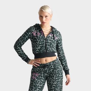 Women's Juicy Couture Ren Cropped Full-Zip Hoodie | Finish Line