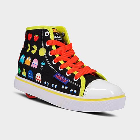 Heelys Little Kids' X Pac-man Hustle Casual Shoes In Black/yellow/red/multi