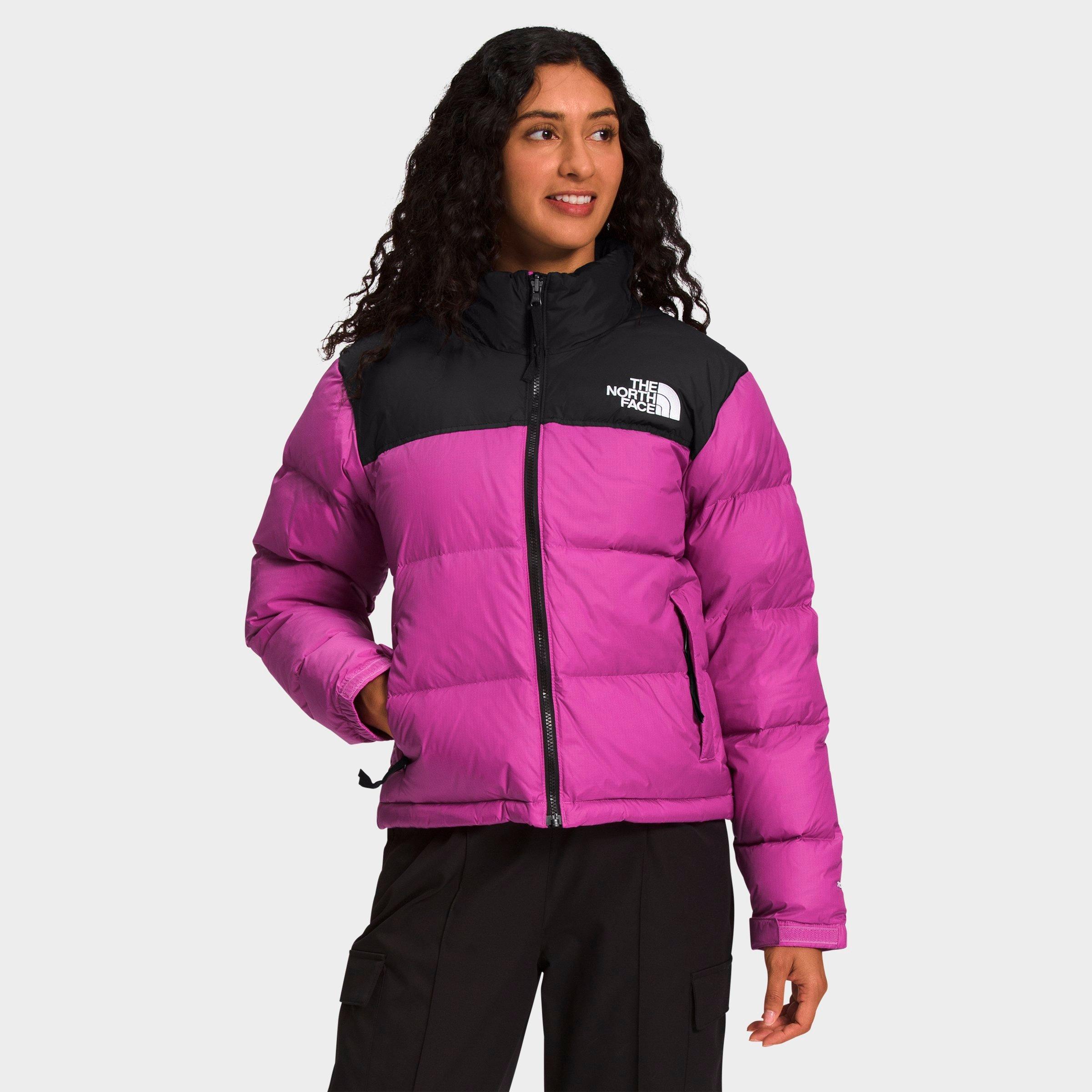 The North Face Pink 1996 Retro Nuptse Down Jacket In Purple Cactus Flower/tnf Black