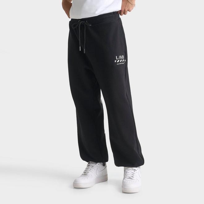 Men's L/AB c/o Off-White Core Diagonal Fleece Jogger Pants