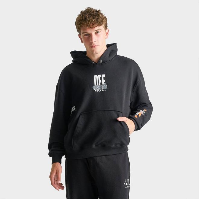Men's L/AB c/o Off-White Active Duct Tape Pullover Hoodie