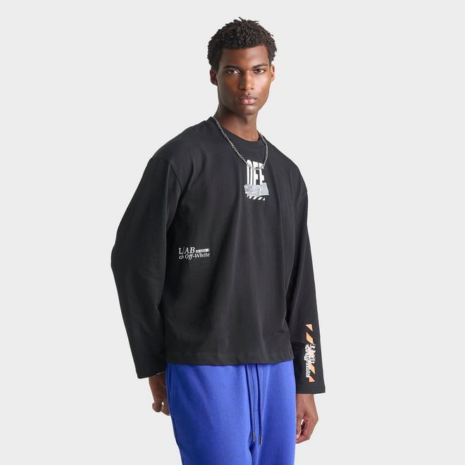 Men's L/AB c/o Off-White Duct Tape Long-Sleeve T-Shirt