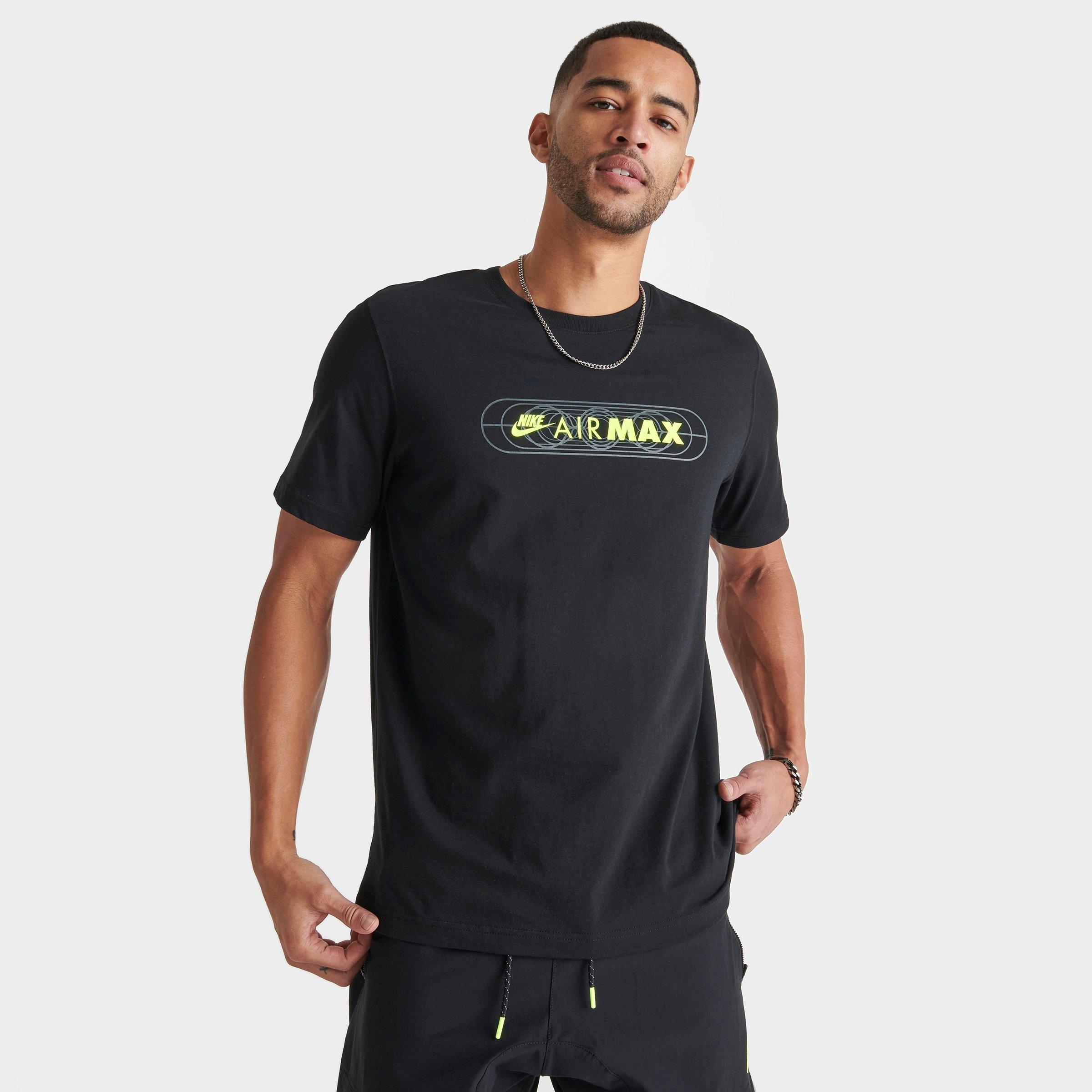 Nike black outlet and volt shirt