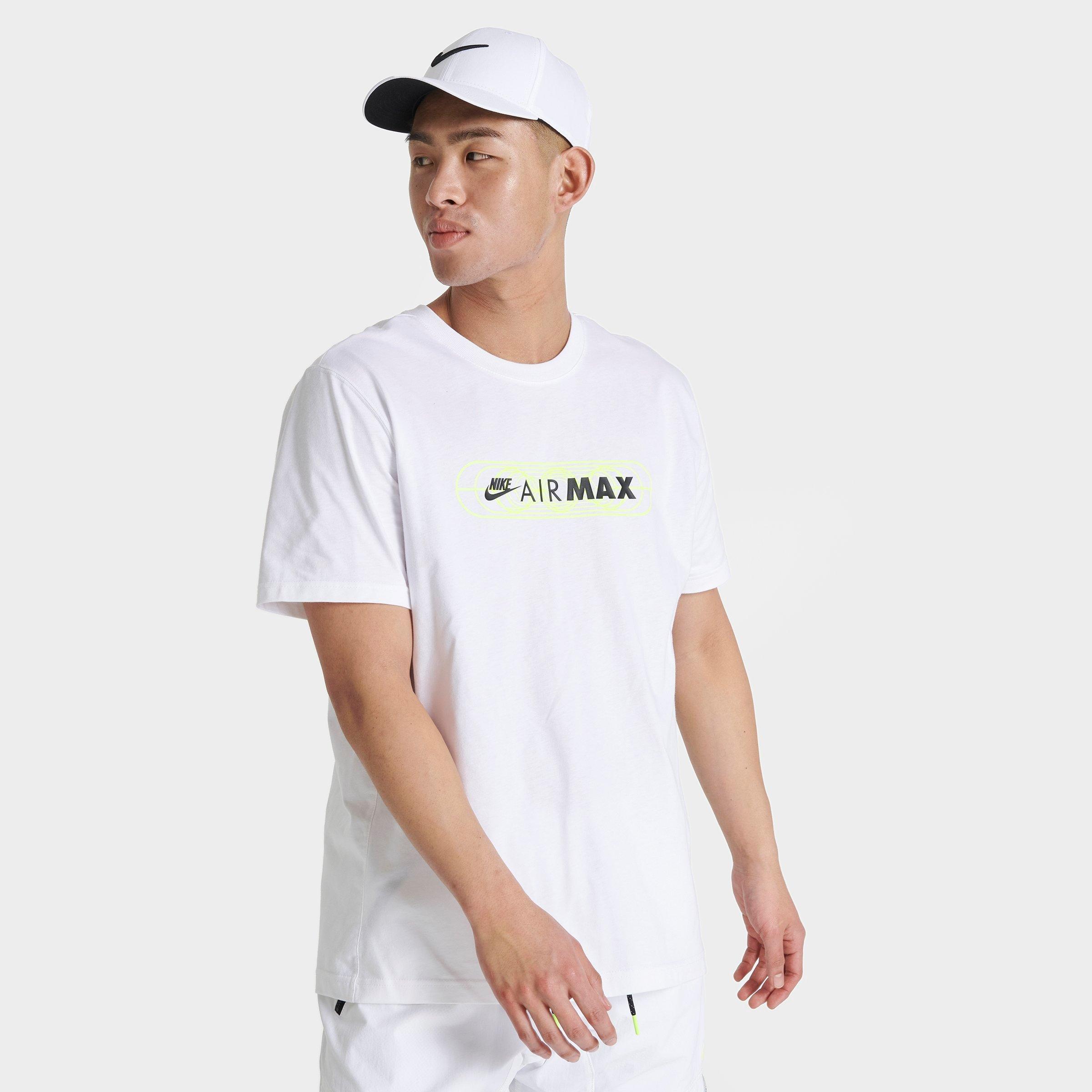 Poner la mesa Lengua macarrónica Invertir Nike Men's Sportswear Air Max Futura Graphic T-shirt In White/volt |  ModeSens