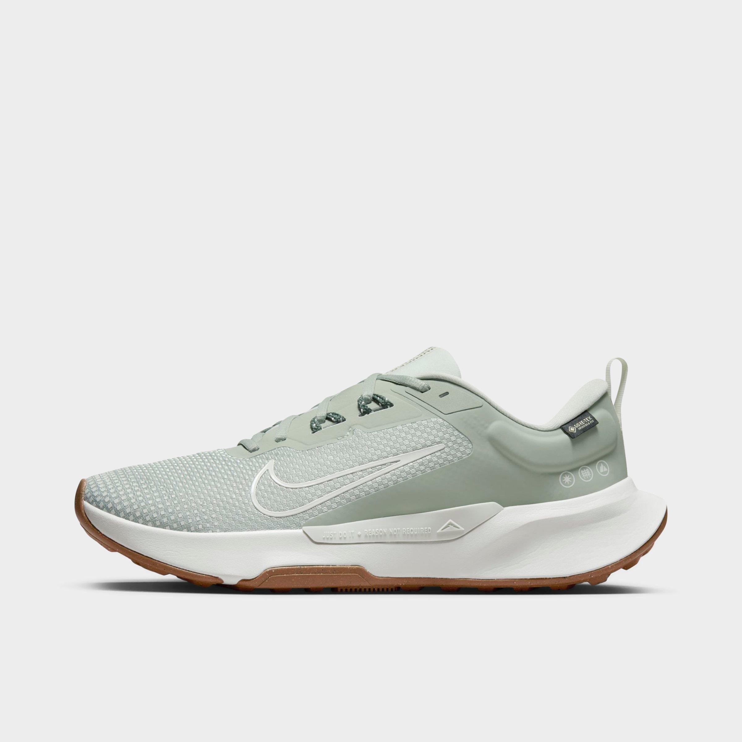 Shop Nike Men's Juniper Trail 2 Gore-tex Waterproof Trail Running Shoes In Jade Horizon/light Silver/gum Medium Brown/sea Glass