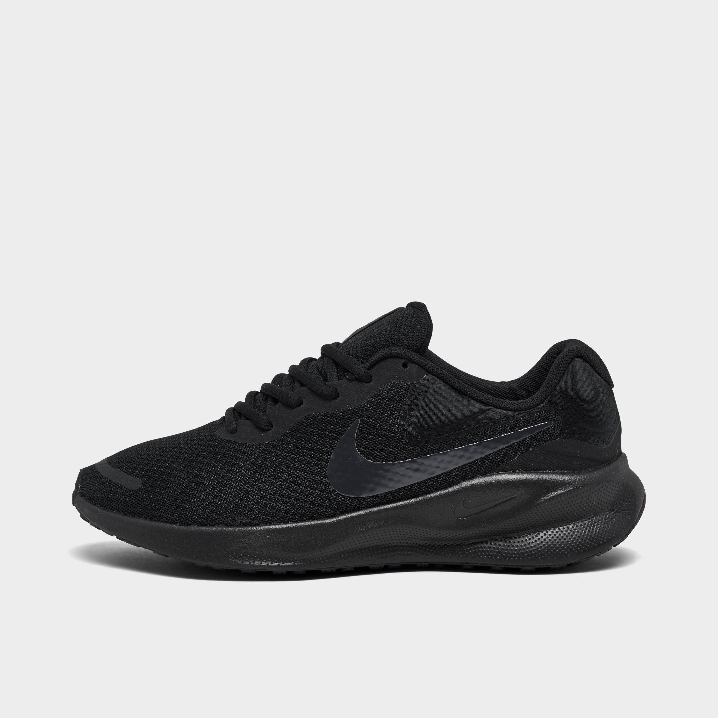Nike Women's Revolution 7 Running Shoes In Black/off Noir