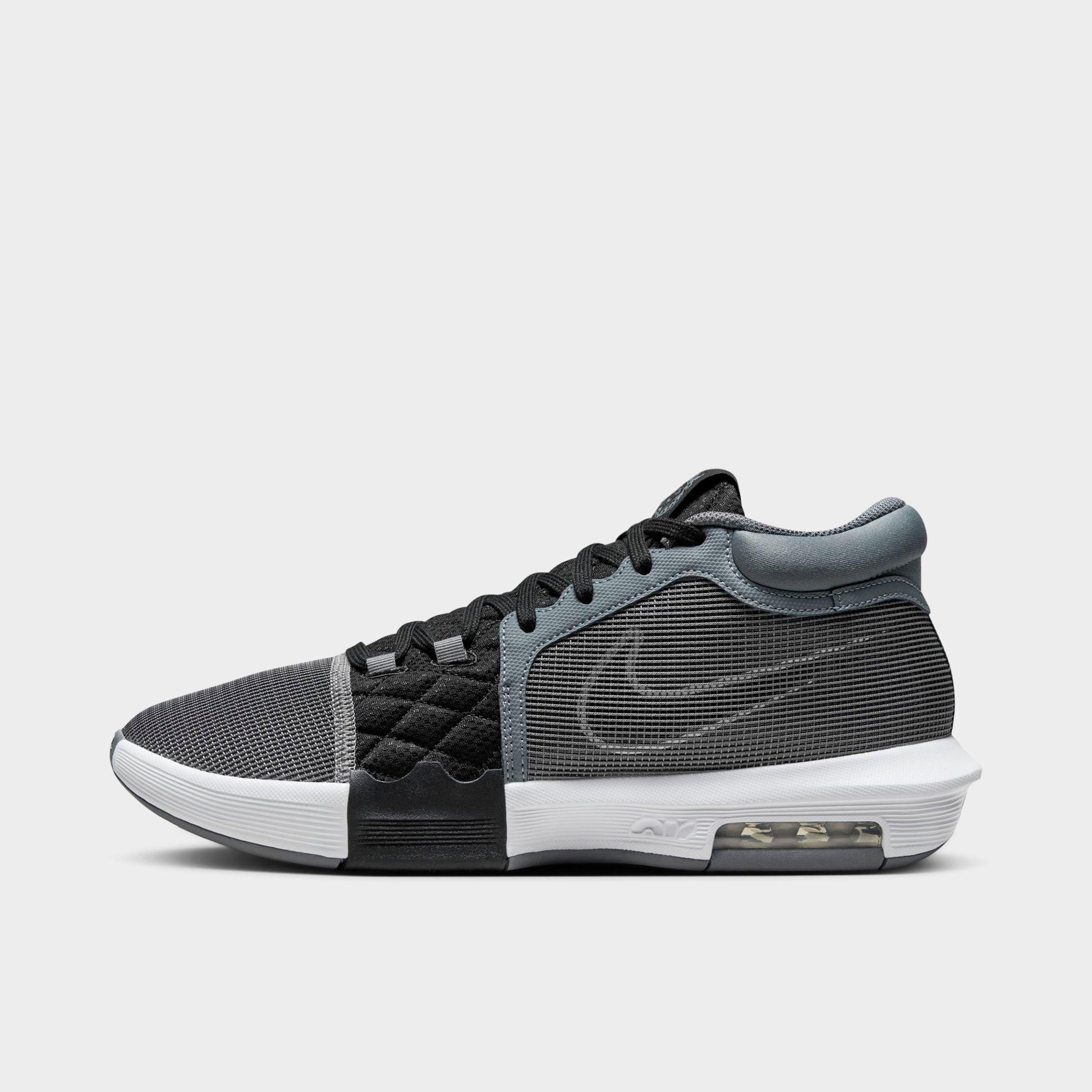 Nike Lebron Witness 8 Basketball Shoes In Cool Grey/black/white