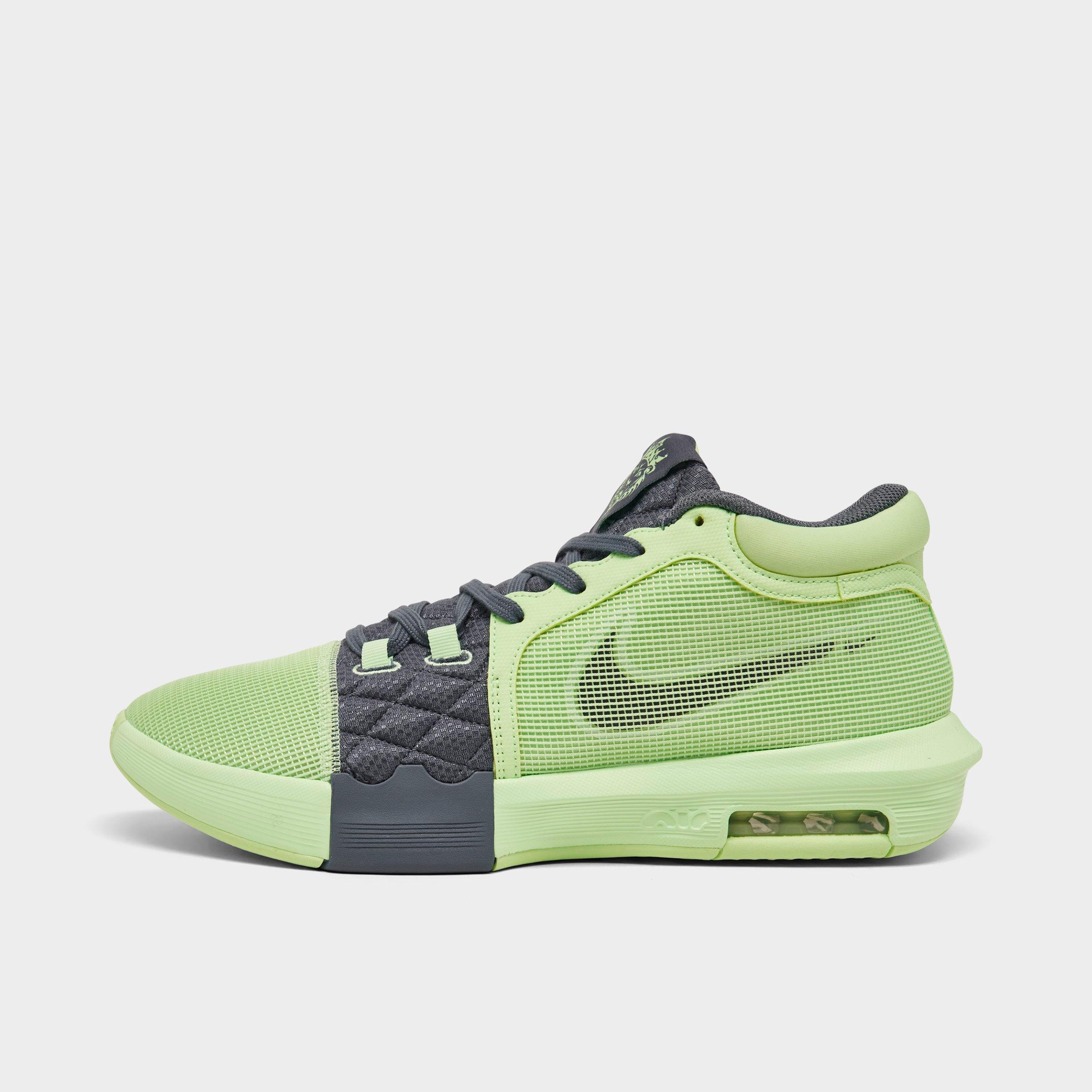 Nike Lebron Witness 8 Basketball Shoes In Vapor Green/white/light Carbon