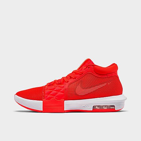 Shop Nike Lebron Witness 8 Basketball Shoes In Light Crimson/bright Crimson/gym Red/white