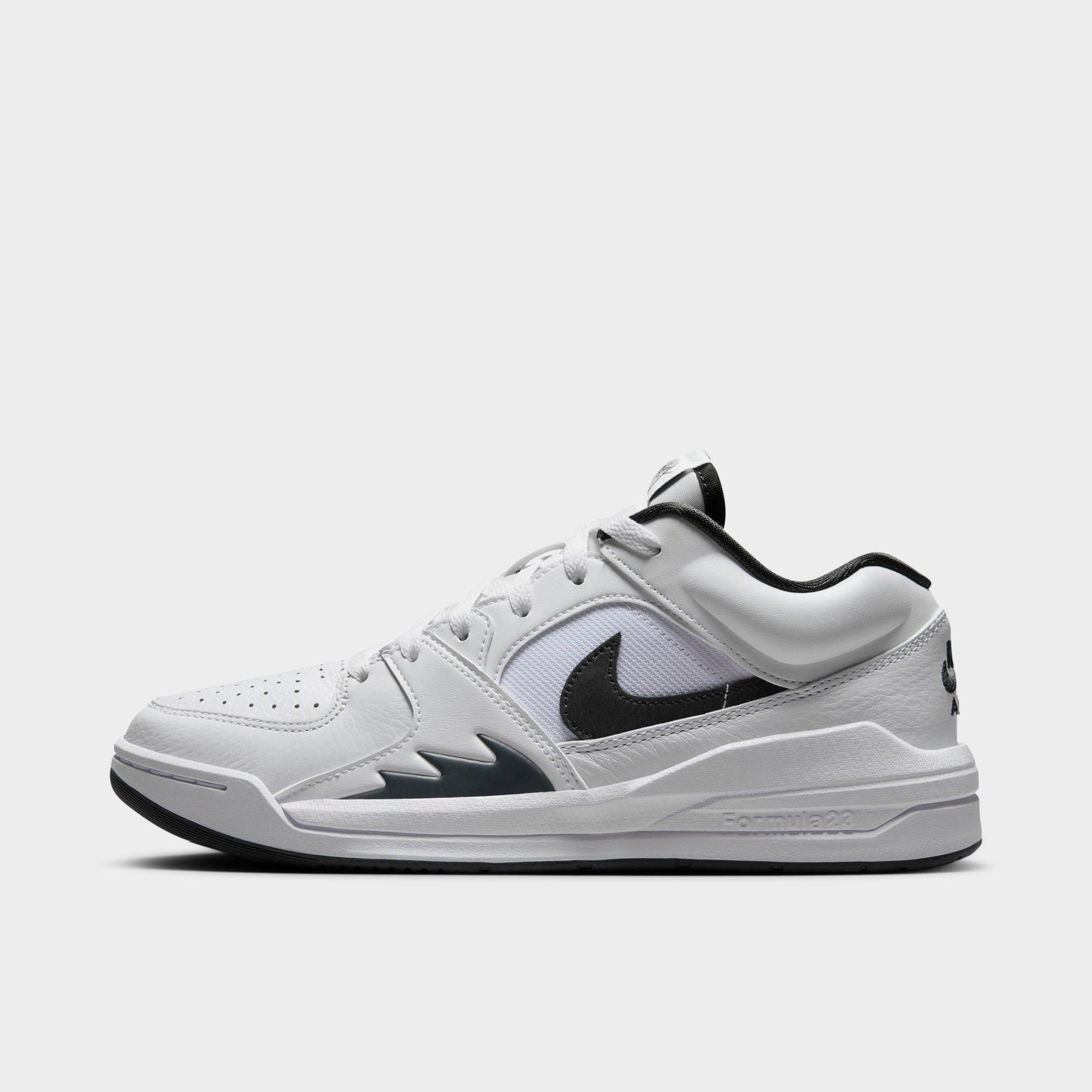 Shop Nike Jordan Women's Stadium 90 Casual Shoes In White/neutral Grey/black