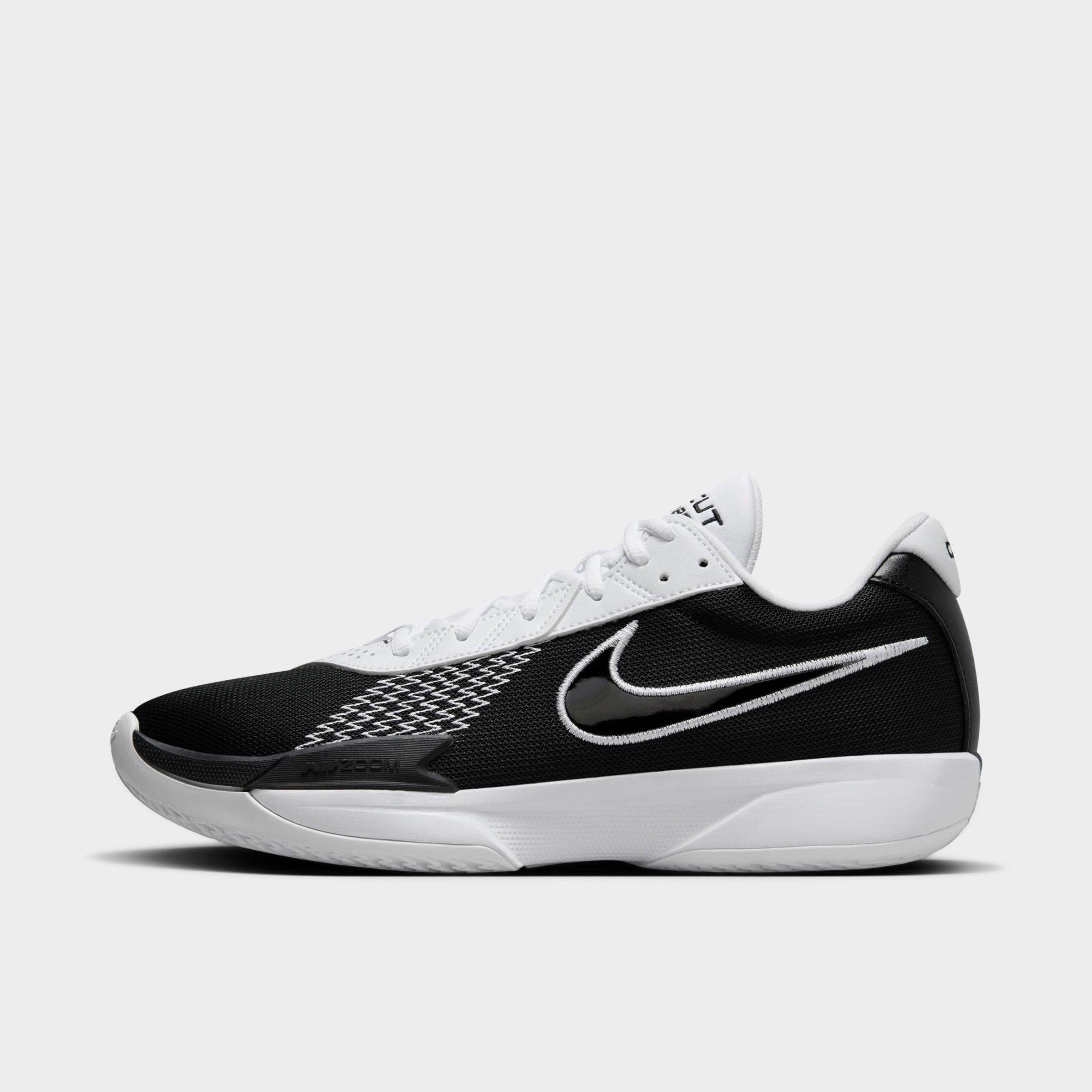 Nike Men's G. T. Cut Academy Basketball Shoes in Black/White Size: 3.5