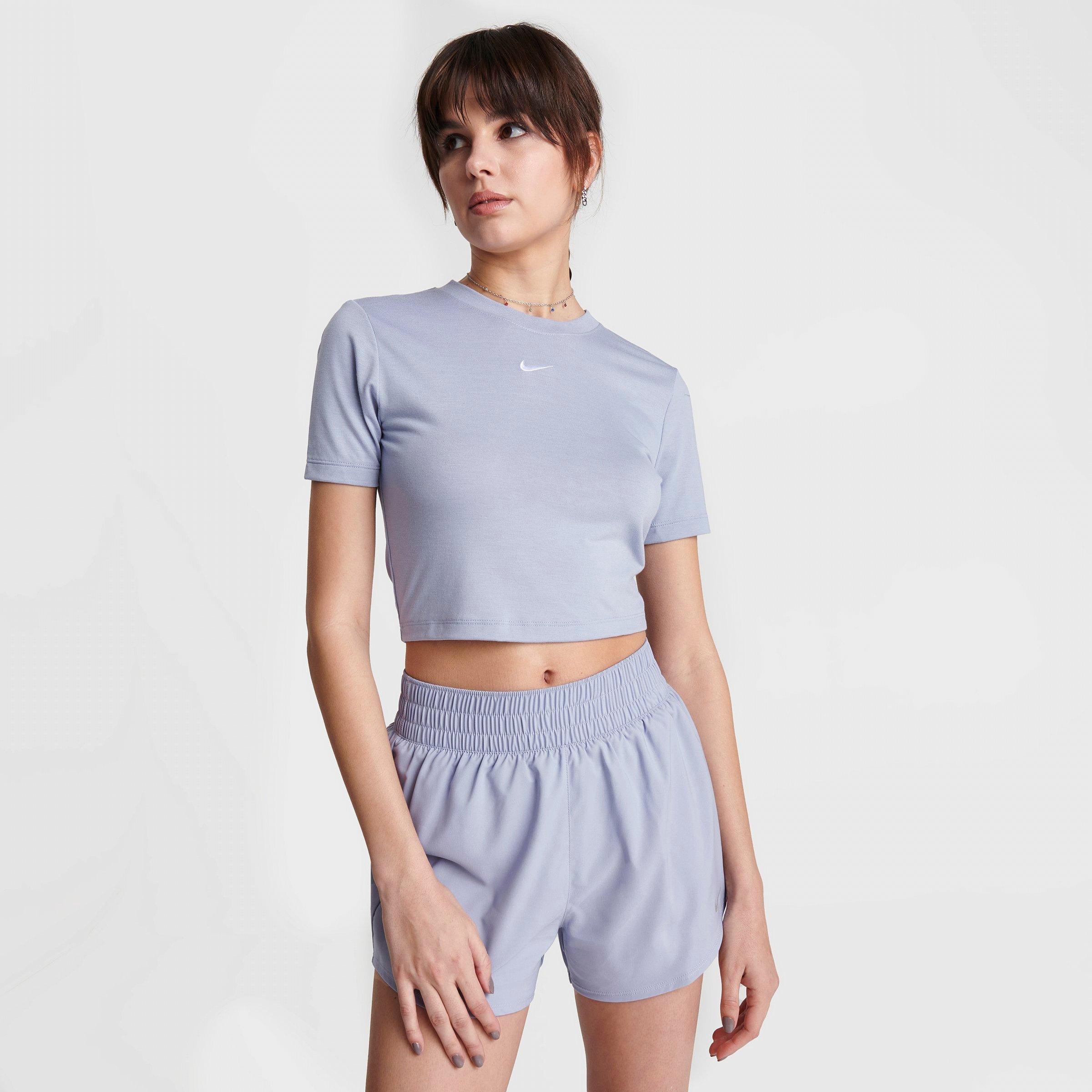 Nike Women's Essential Crop T-shirt In Lavender
