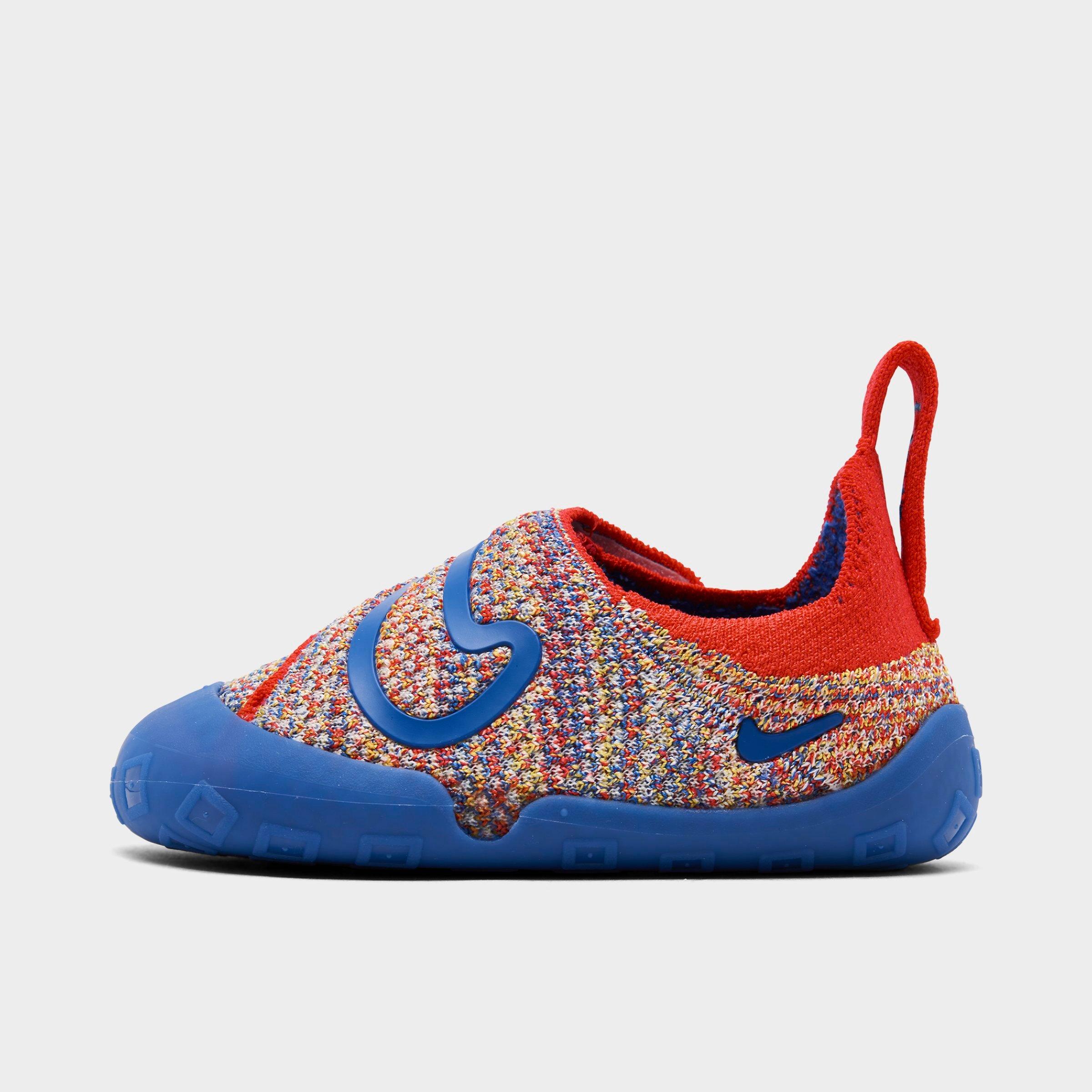 Nike Swoosh 1 Baby/toddler Shoes In Sail/siren Red/vivid Sulfur/game Royal