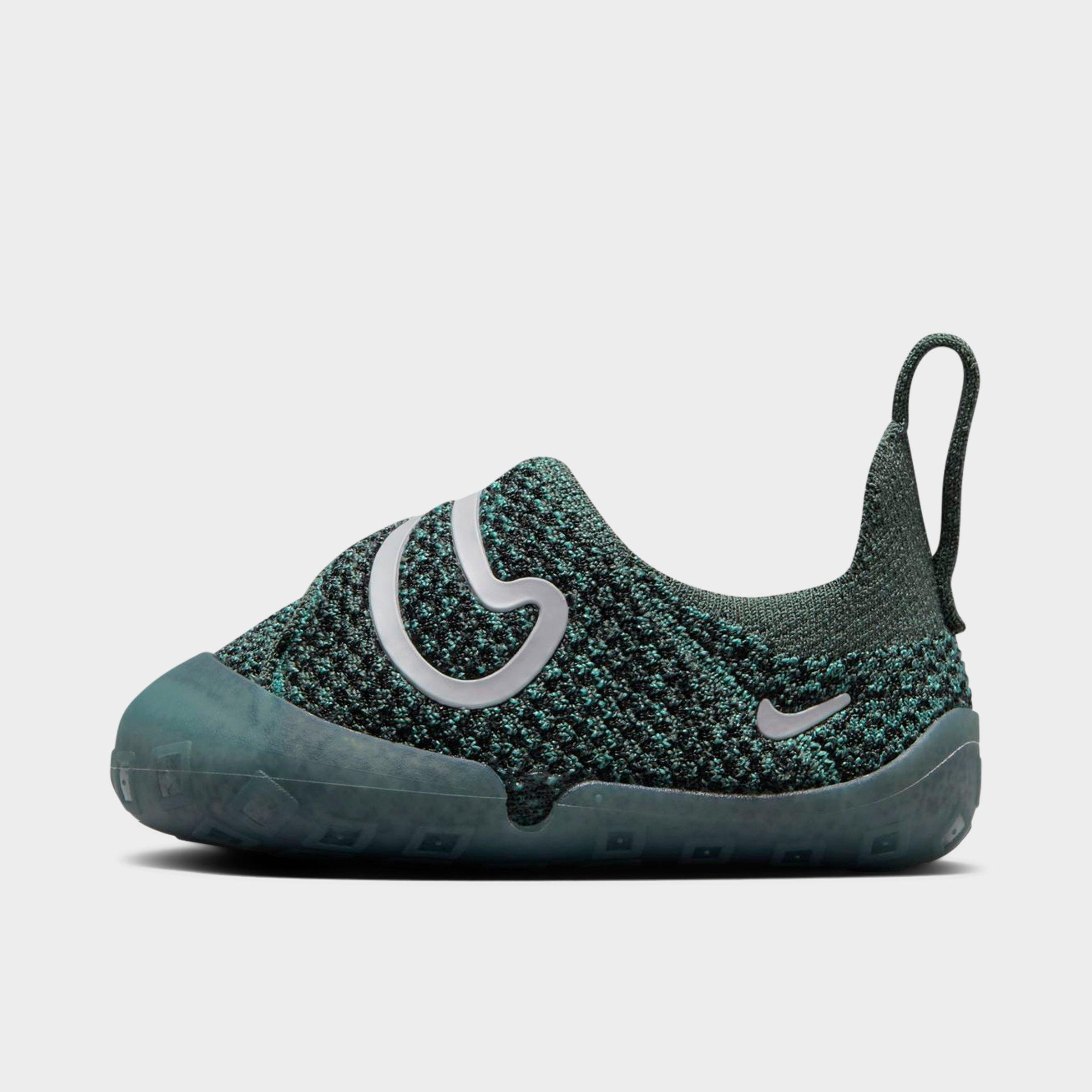 Nike Infant Swoosh 1 Crib Shoes in Vintage Green/Cement Grey/Bicoastal Size: 3