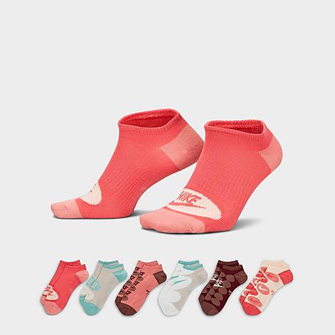Nike Women's Everyday Lightweight Training No-show Socks (6 Pairs) In Multicolor