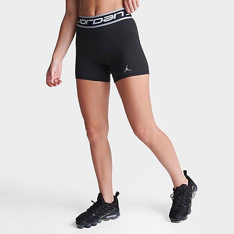 Nike Jordan Women's Sport Bike Shorts In Black/white