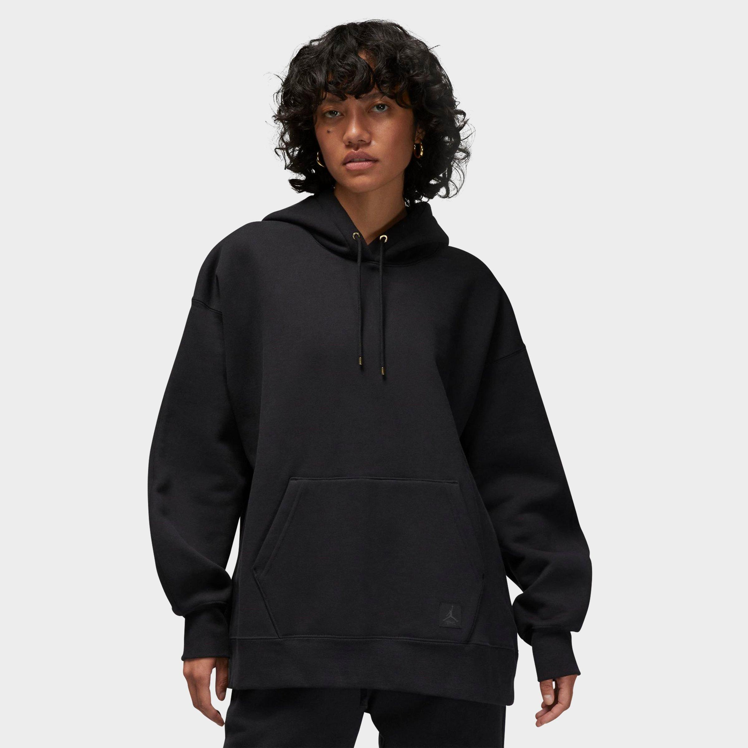 Jordan Women's Flight Fleece Pullover Hoodie in Black Size: 2XL