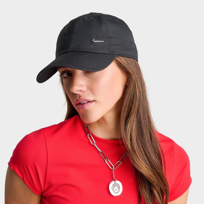 Nike Dri-FIT Club Unstructured Metal Swoosh Strapback Hat