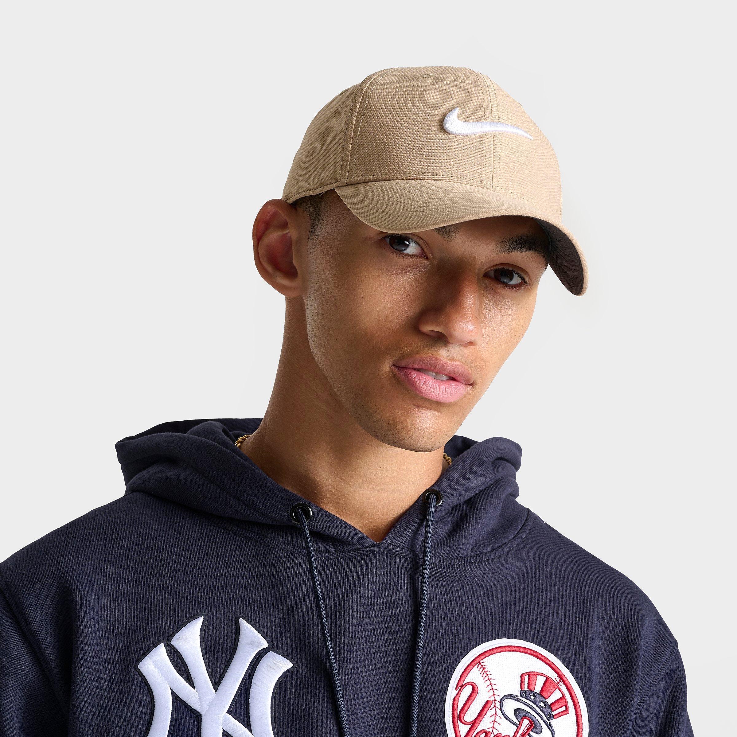 Shop Nike Dri-fit Club Structured Swoosh Strapback Hat In Multi
