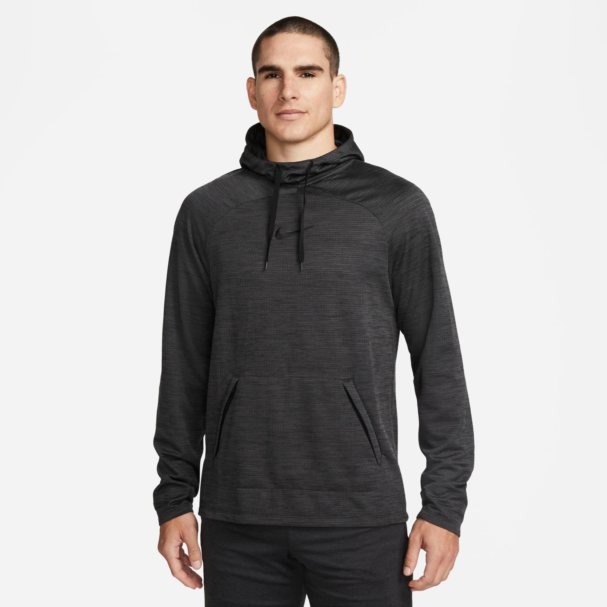 Nike Men's Academy Dri-FIT Long-Sleeve Hooded Football Top in Black Size: XS