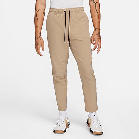 Nike Men's Unlimited Dri-fit Straight Leg Versatile Pants Size Xl Polyester/spandex/fiber In Khaki/black/khaki