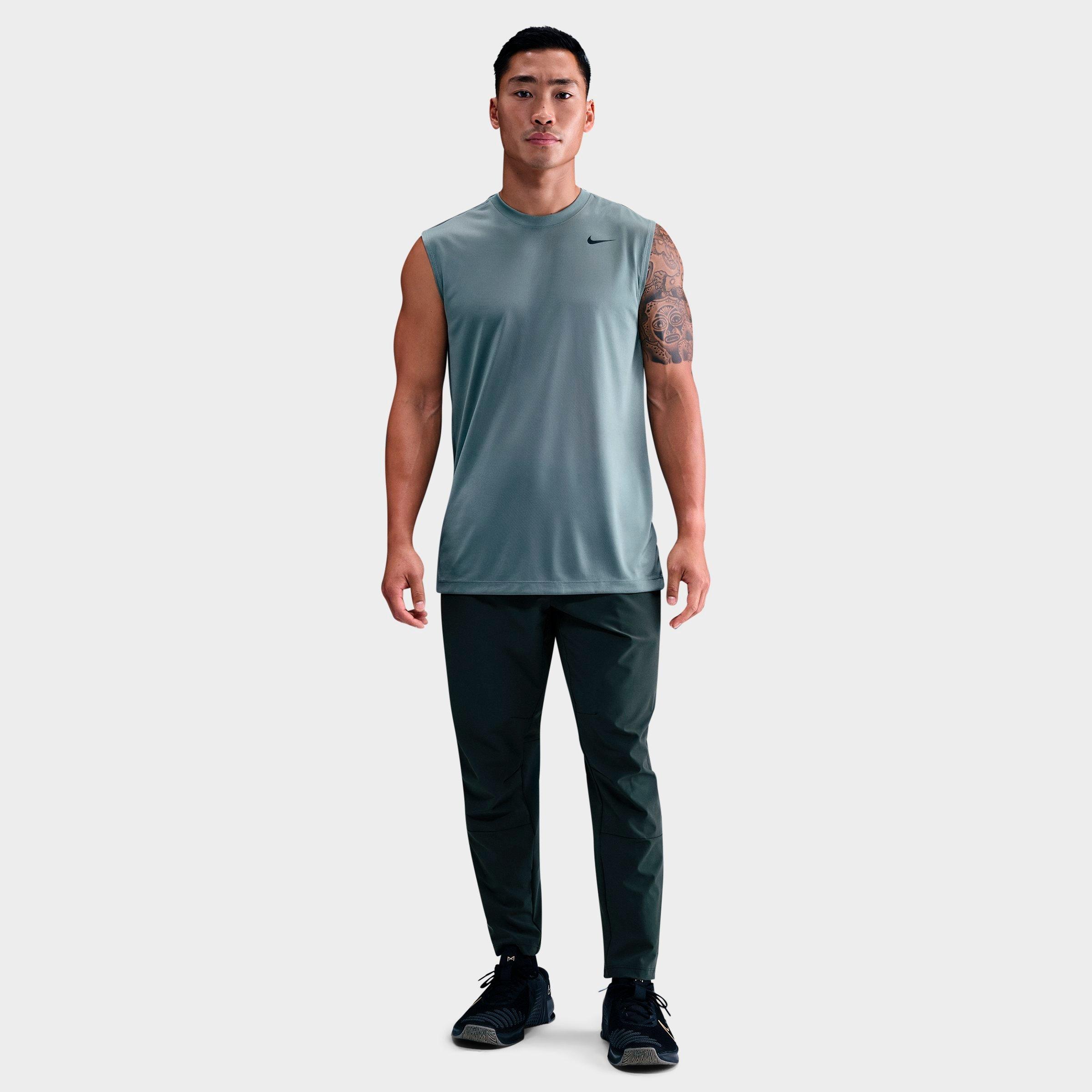 Nike Men's Unlimited Dri-FIT Straight Leg Versatile Pants in Seaweed/Black/Seaweed Size: Medium