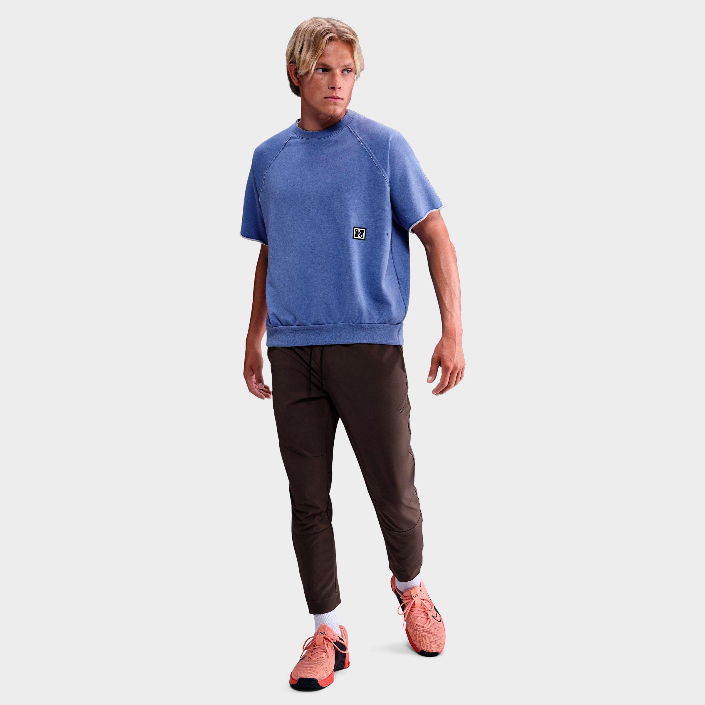 Nike Men's Dri-FIT Unlimited Tapered Leg Versatile Training Pants in Baroque Brown/Black/Baroque Brown Size: XS