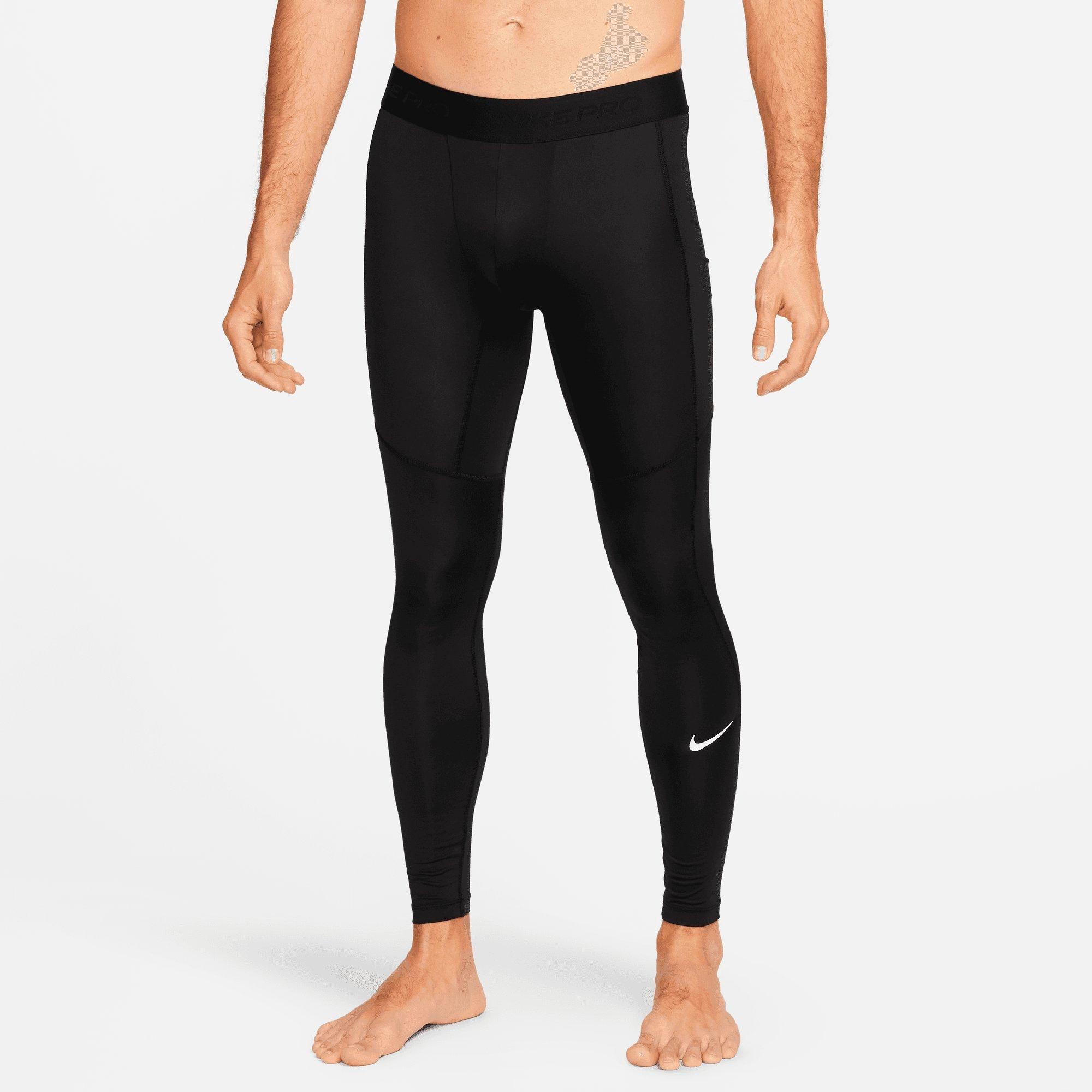 Nike Men's Pro Dri-FIT Fitness Tights in Black/White Size: Small