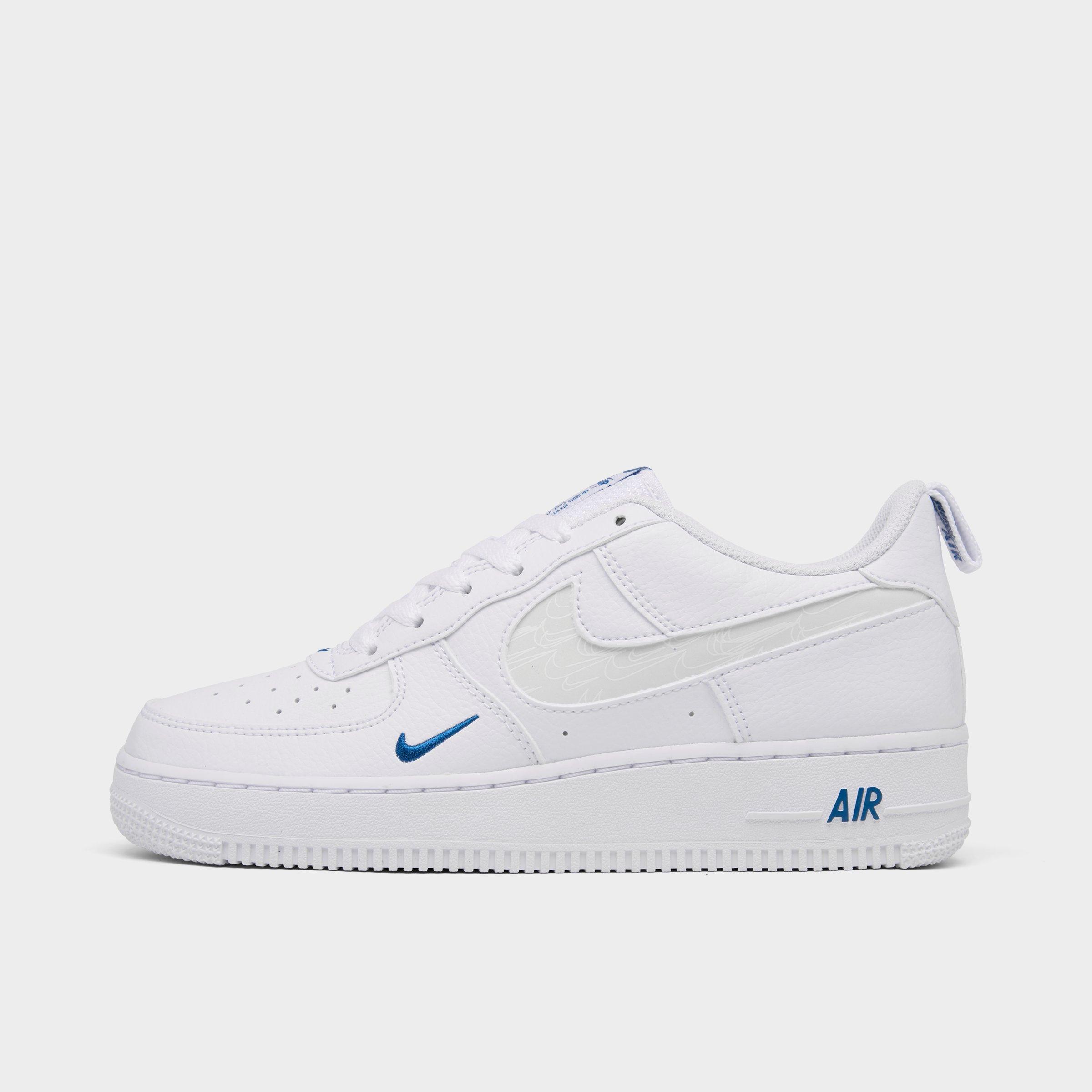 Nike Air Force 1 `07 LV8 White / White - Dark Marina Blue