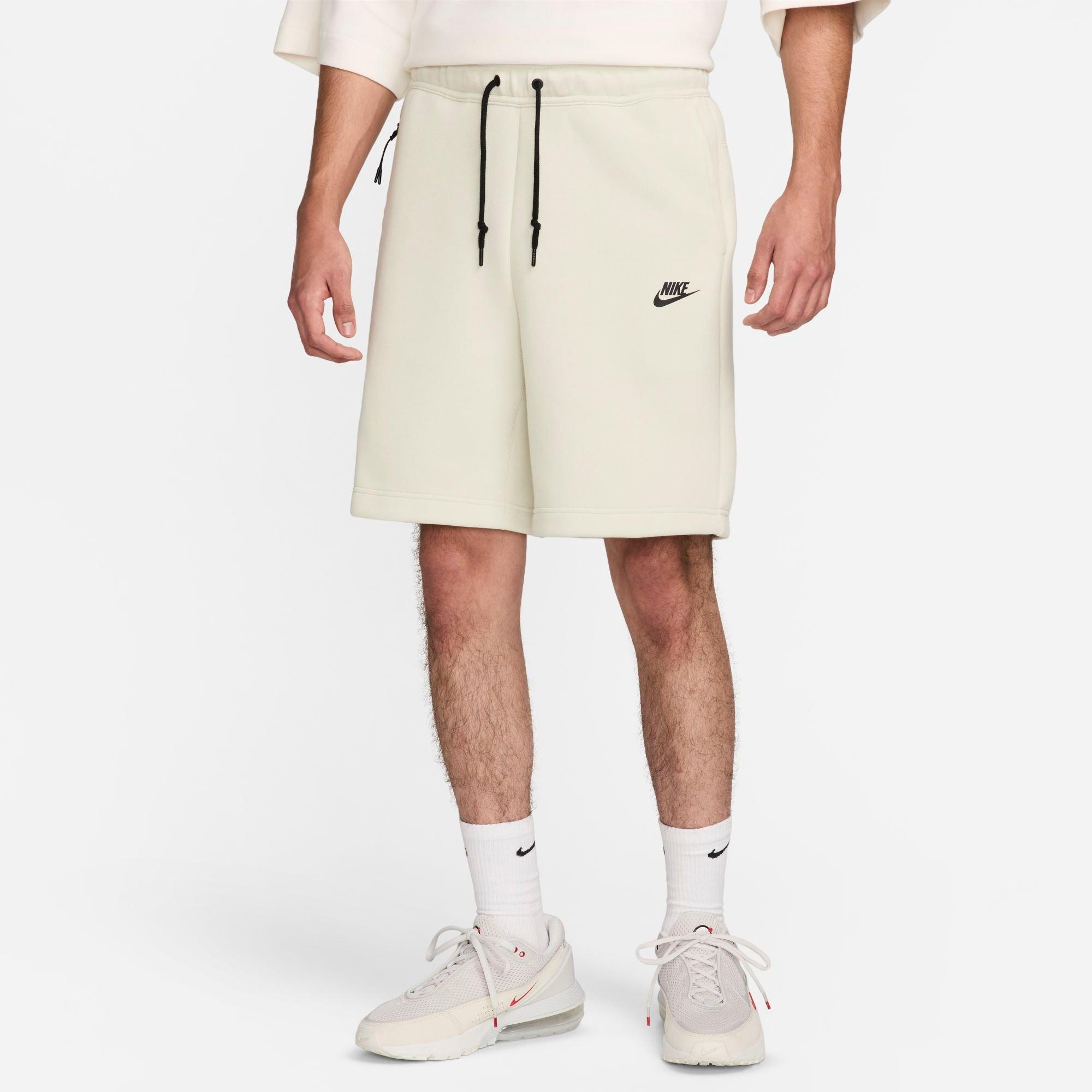 Shop Nike Men's Sportswear Tech Fleece Shorts In Sea Glass/black