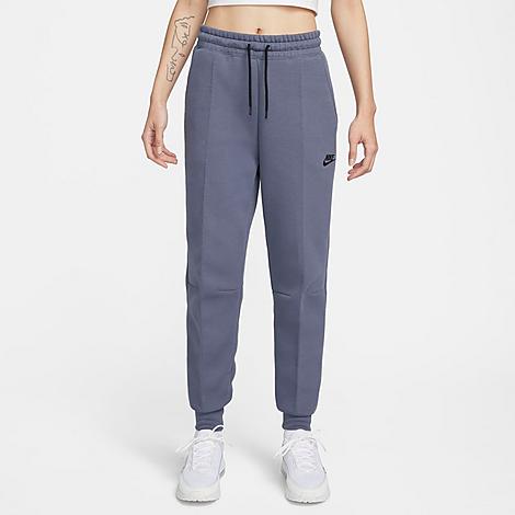 Shop Nike Women's Sportswear Tech Fleece Jogger Pants In Light Carbon/black