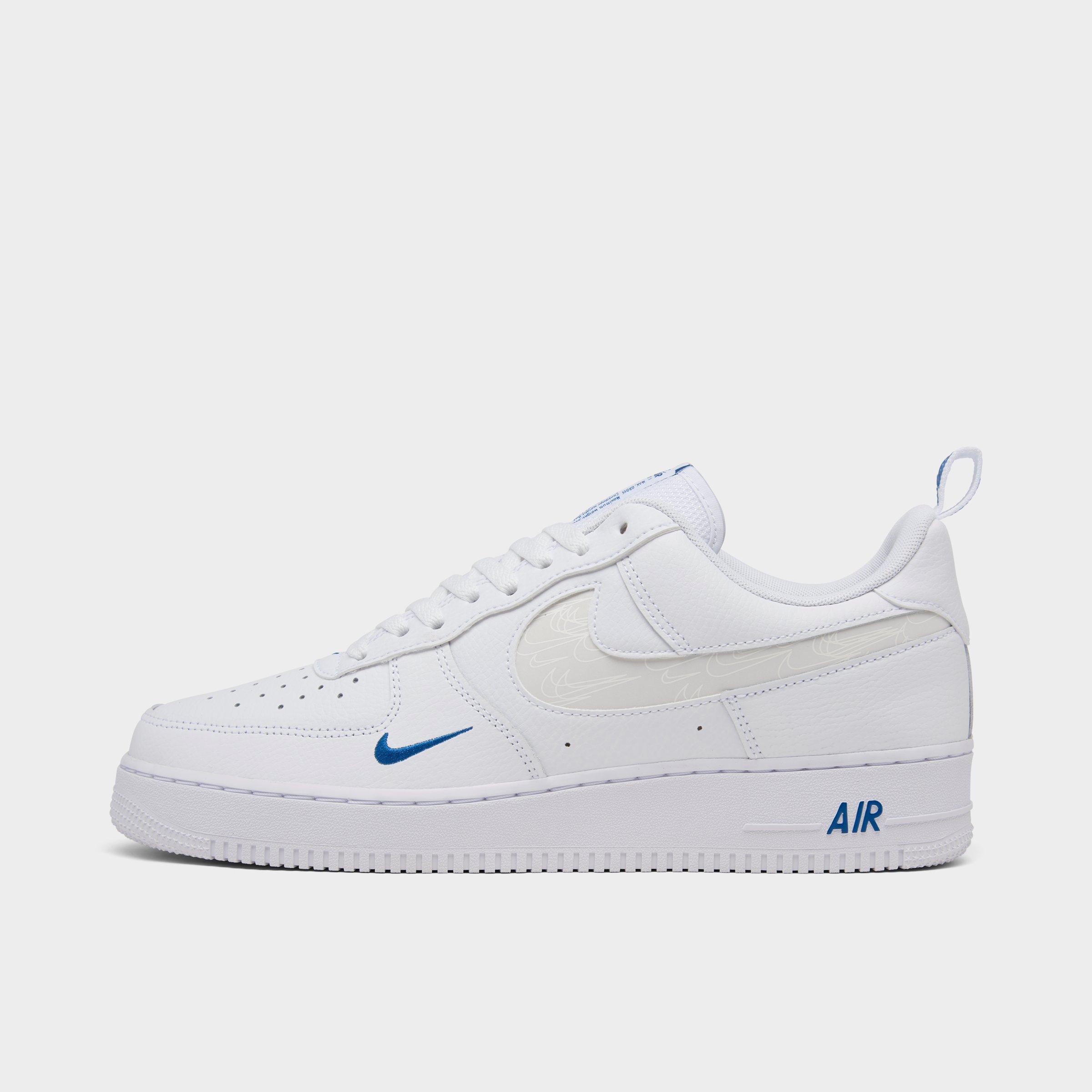 Nike Men's Air Force 1 '07 Lv8 Se Reflective Swoosh Casual Shoes In ...