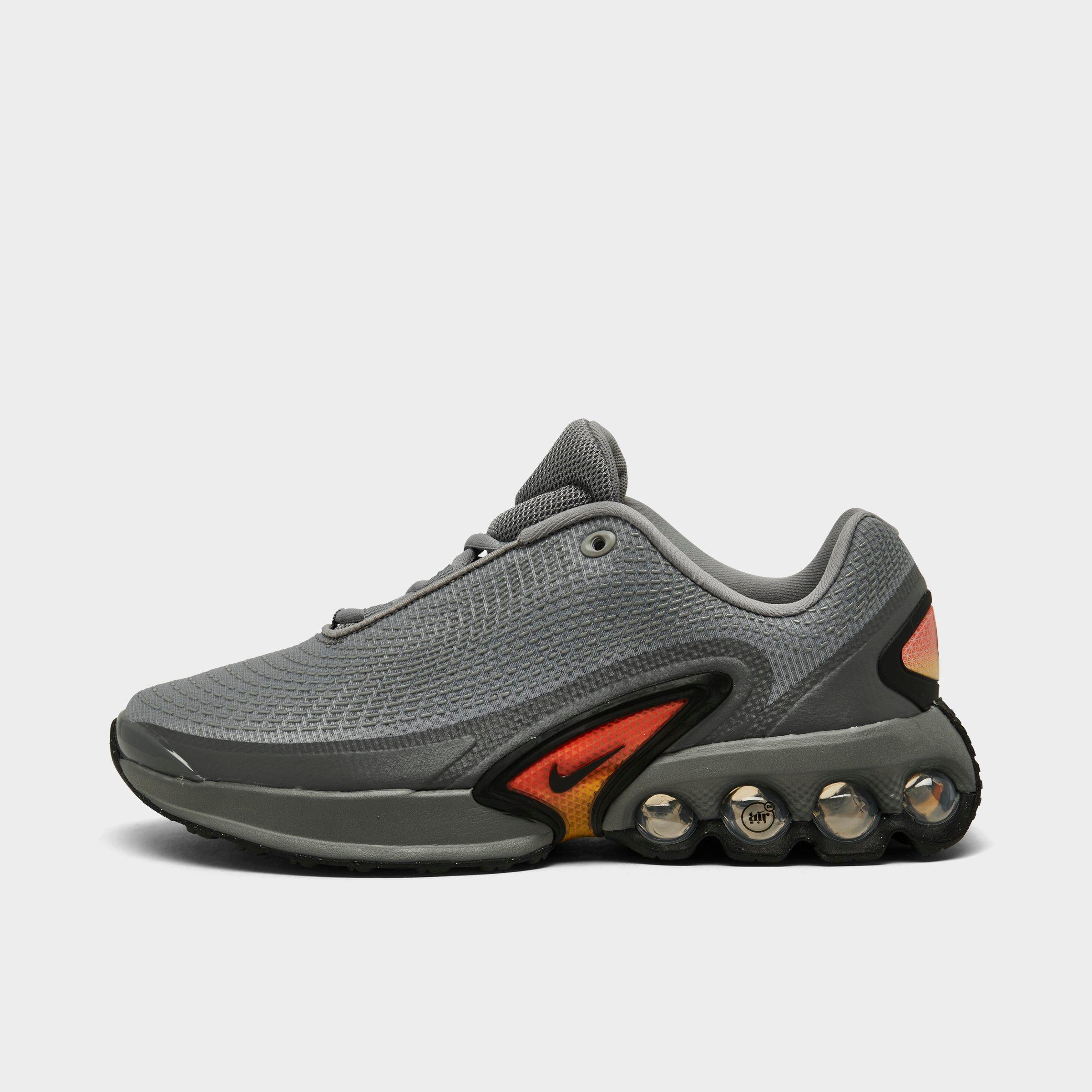 Shop Nike Big Kids' Air Max Dn Casual Shoes (1y-7y) In Particle Grey/smoke Grey/wolf Grey/black