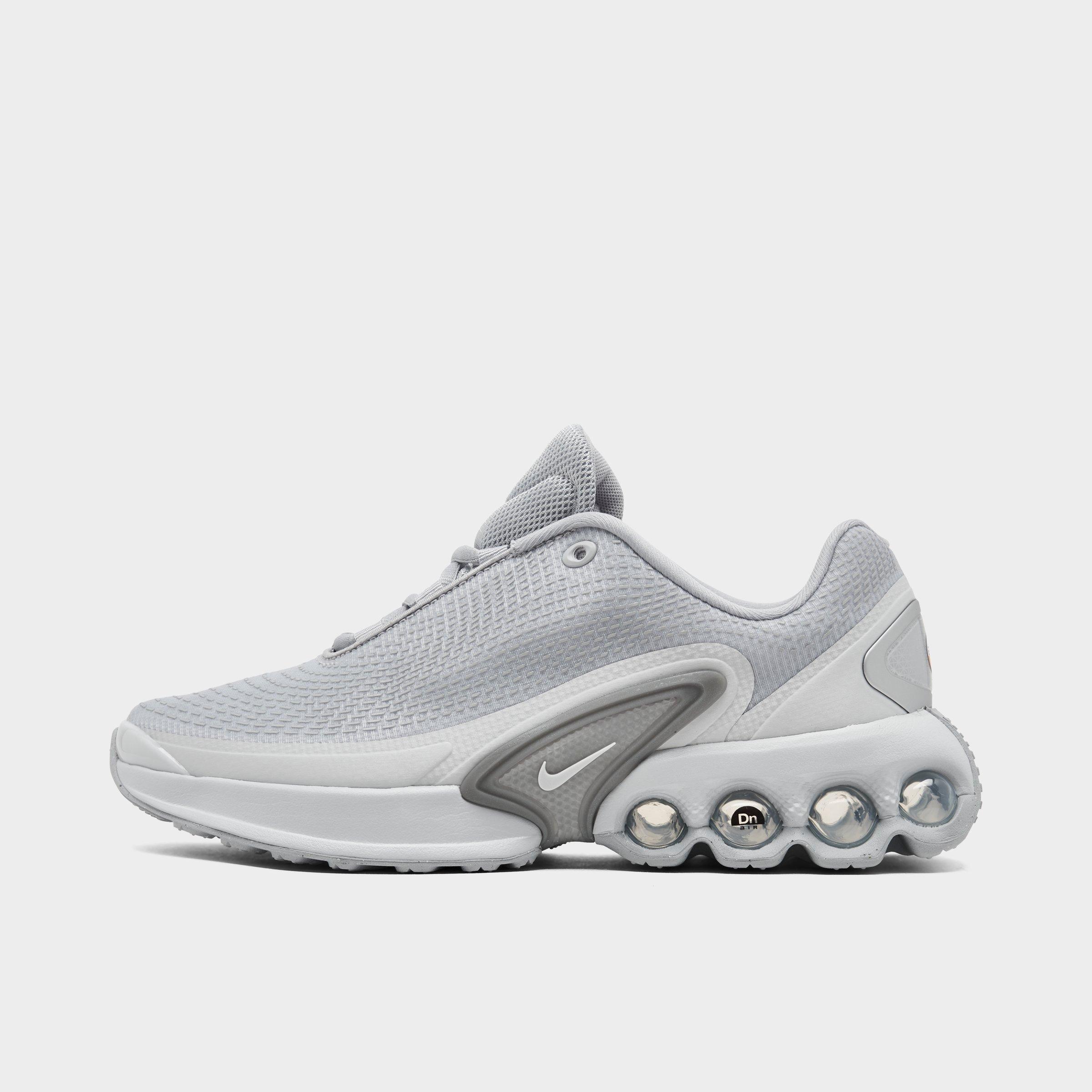 Nike Big Kids Air Max Dn Casual Shoes in Wolf Grey/Sky Grey/Pure Platinum Size: 3.5