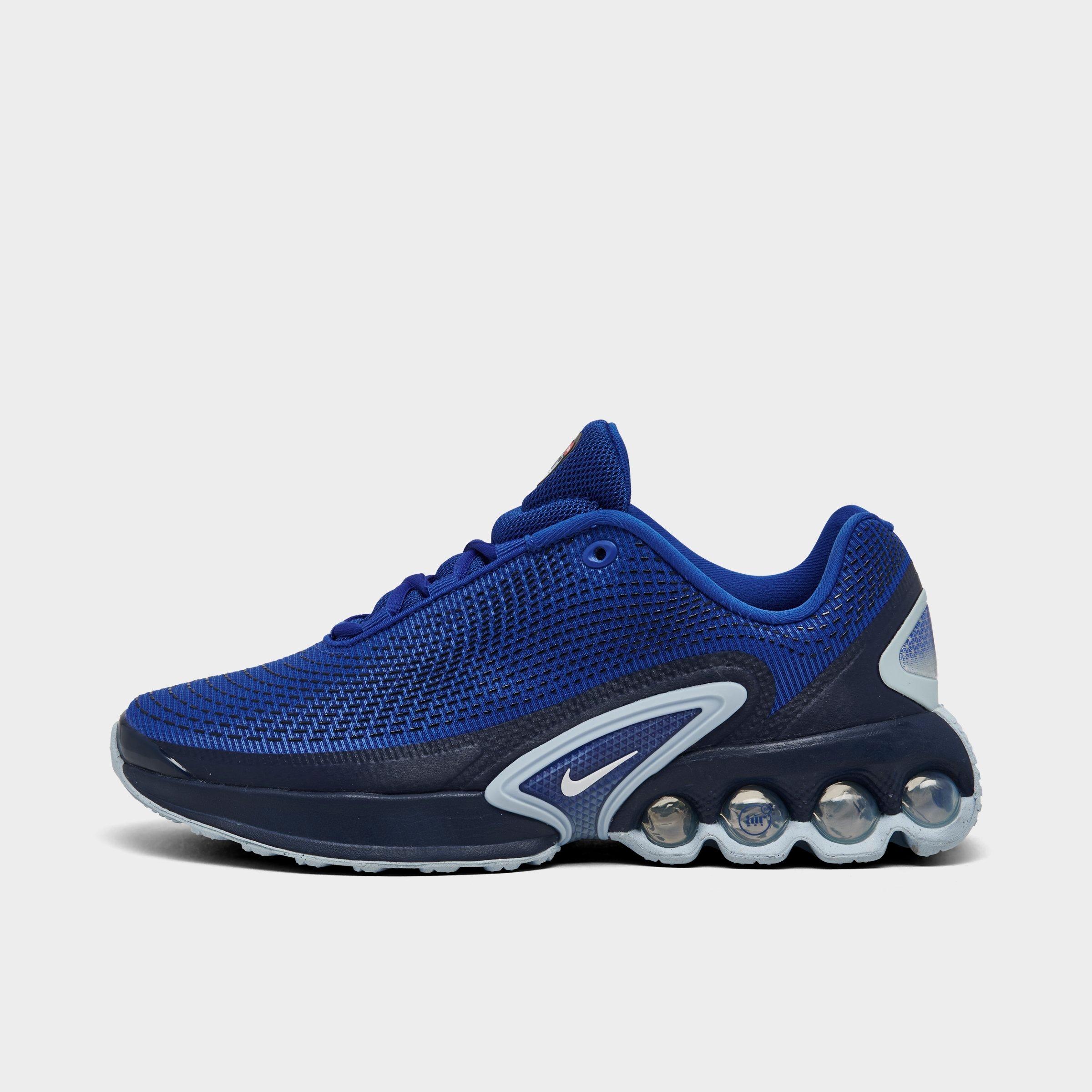 Shop Nike Big Kids' Air Max Dn Casual Shoes (1y-7y) In Hyper Blue/white/midnight Navy